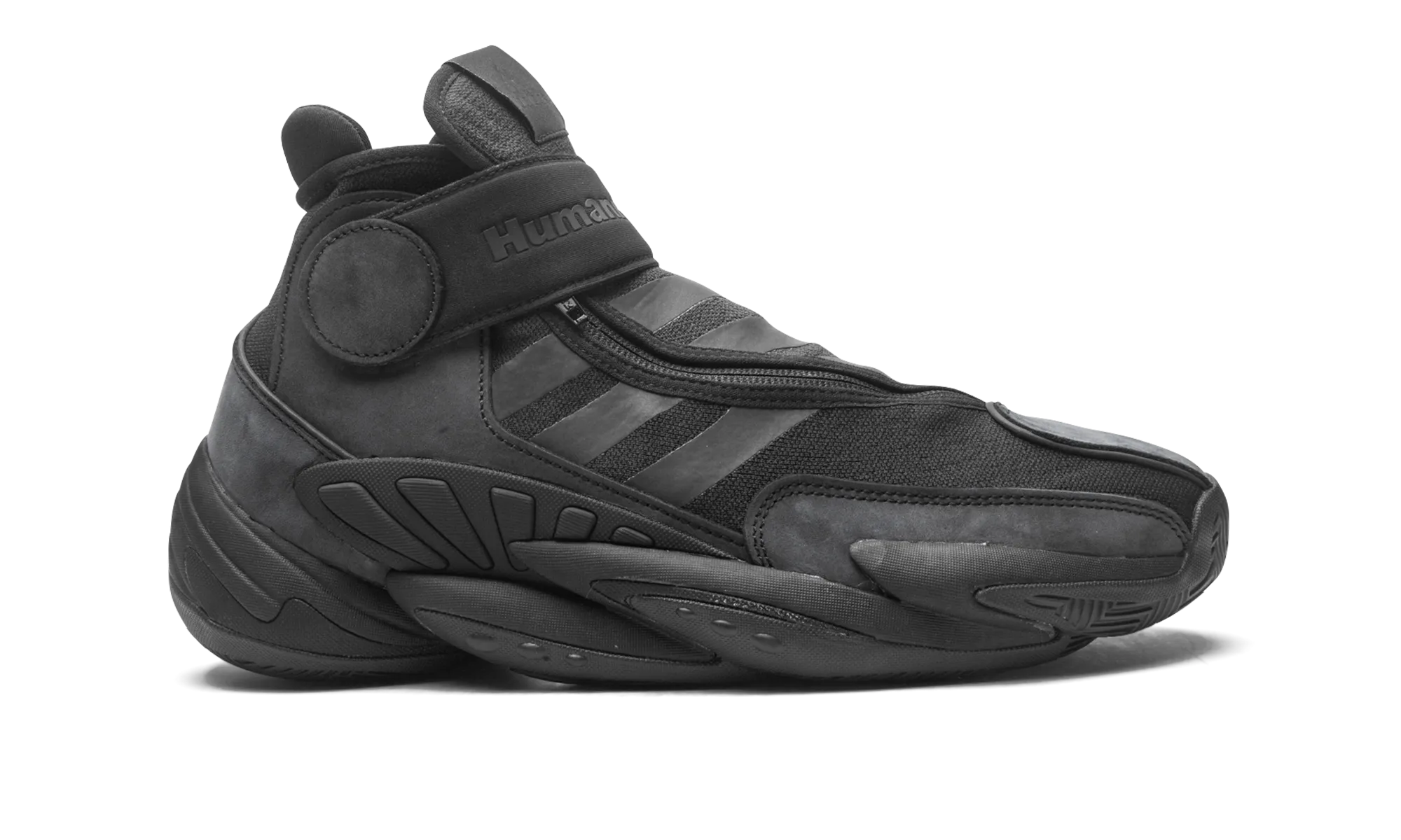 0 To 60 STMT Human Race "Triple Black" adidas low-top mens trainers