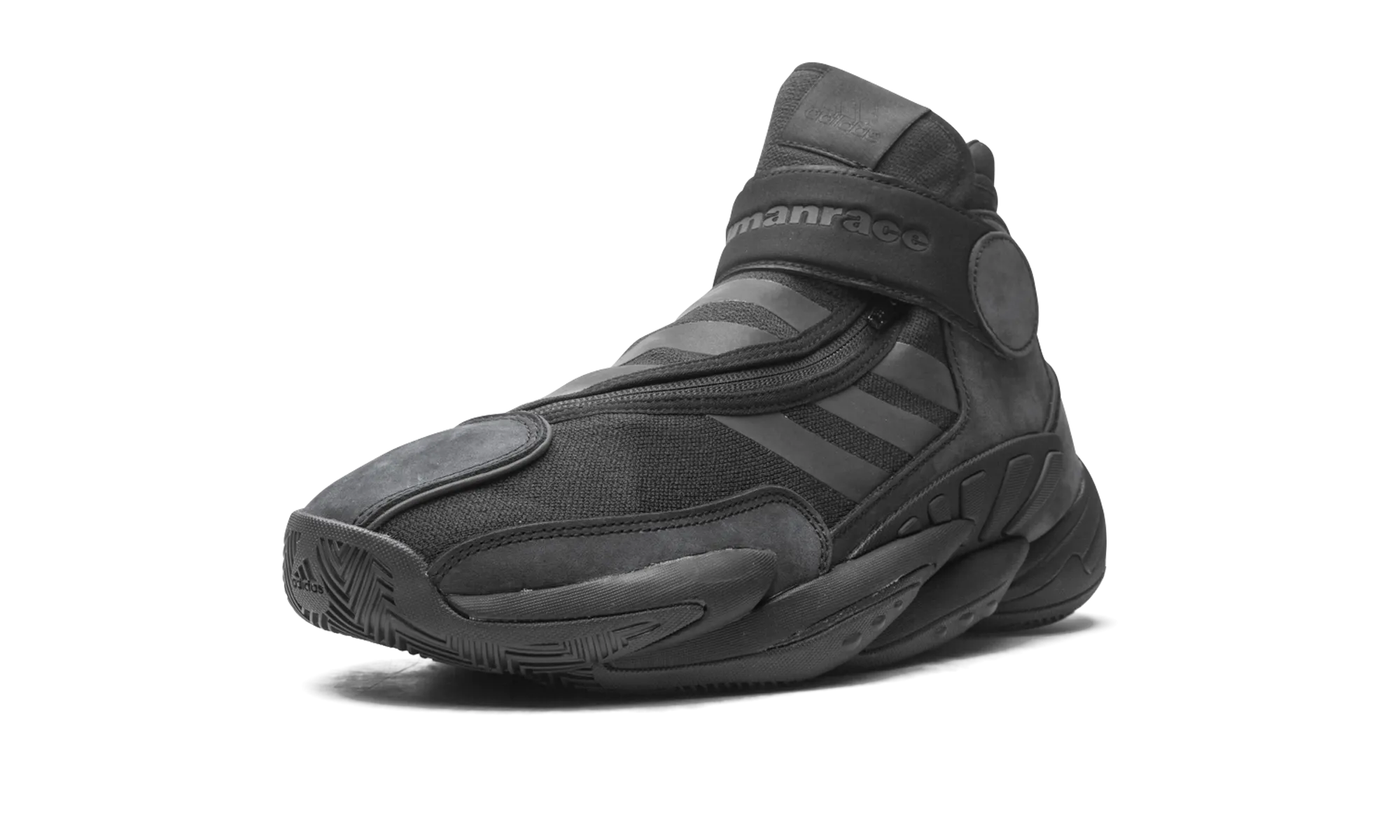 0 To 60 STMT Human Race "Triple Black" adidas low-top mens trainers