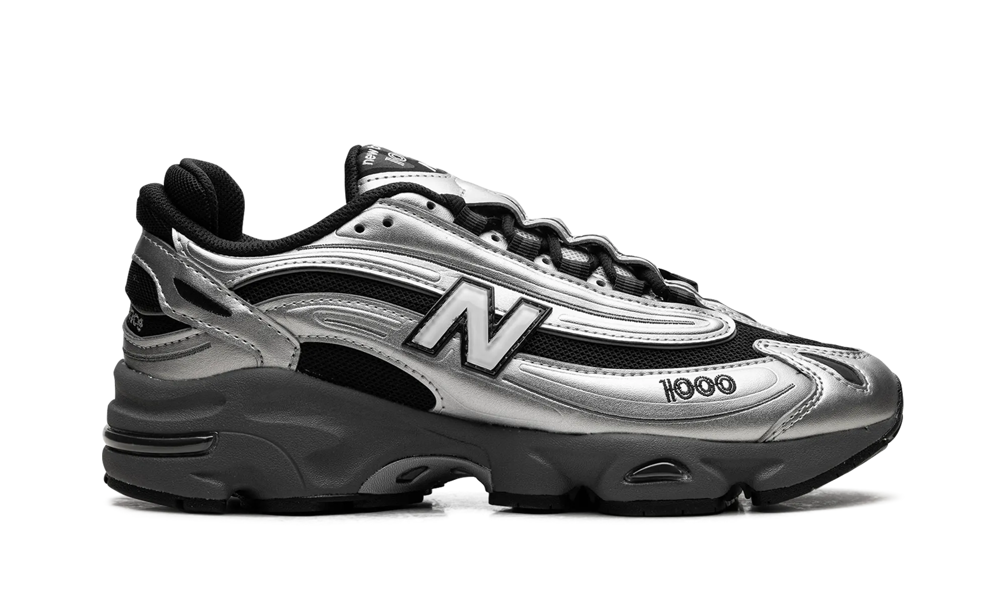 1000 "Black Silver Metallic" new balance mens comfort shoes