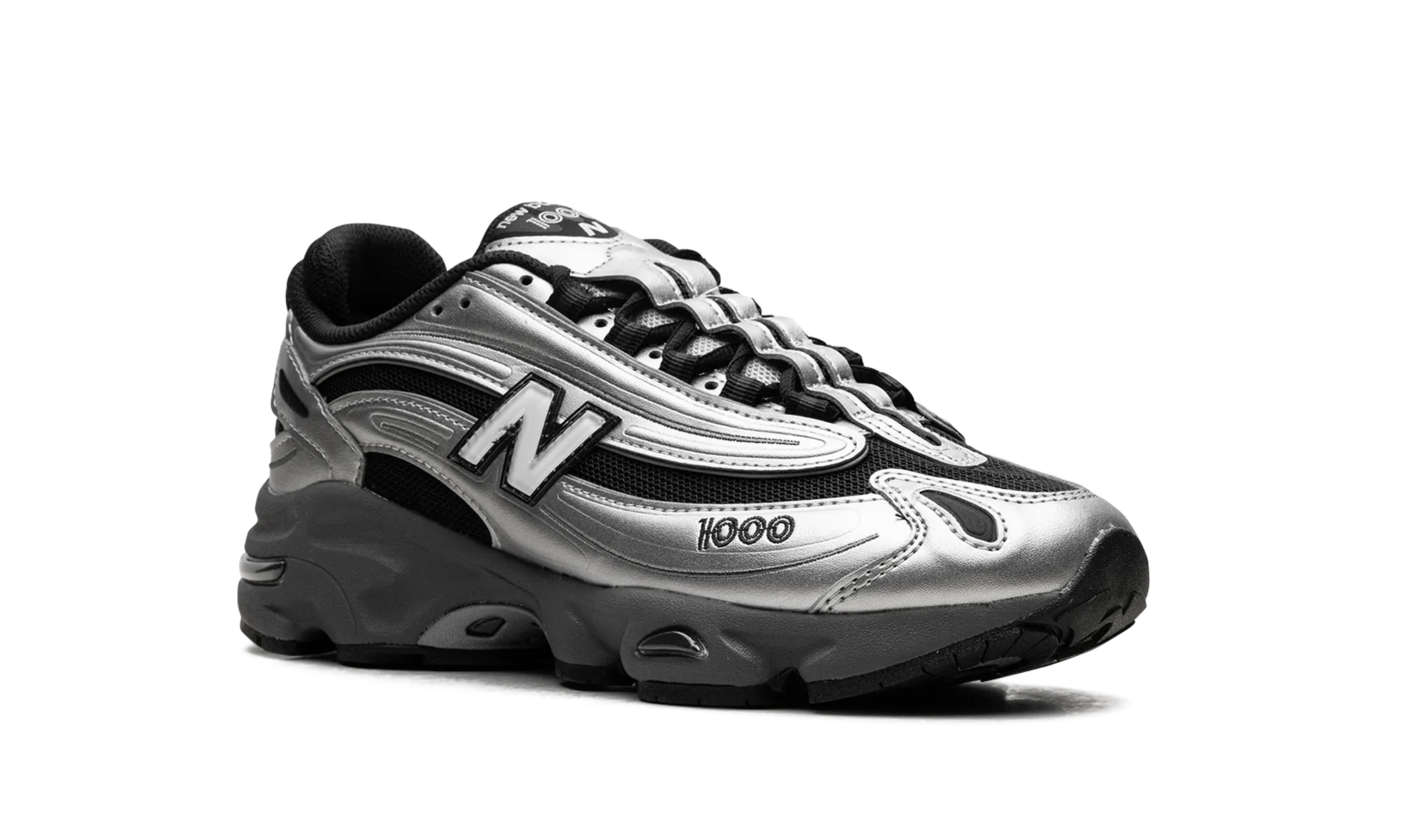 1000 "Black Silver Metallic" new balance mens comfort shoes