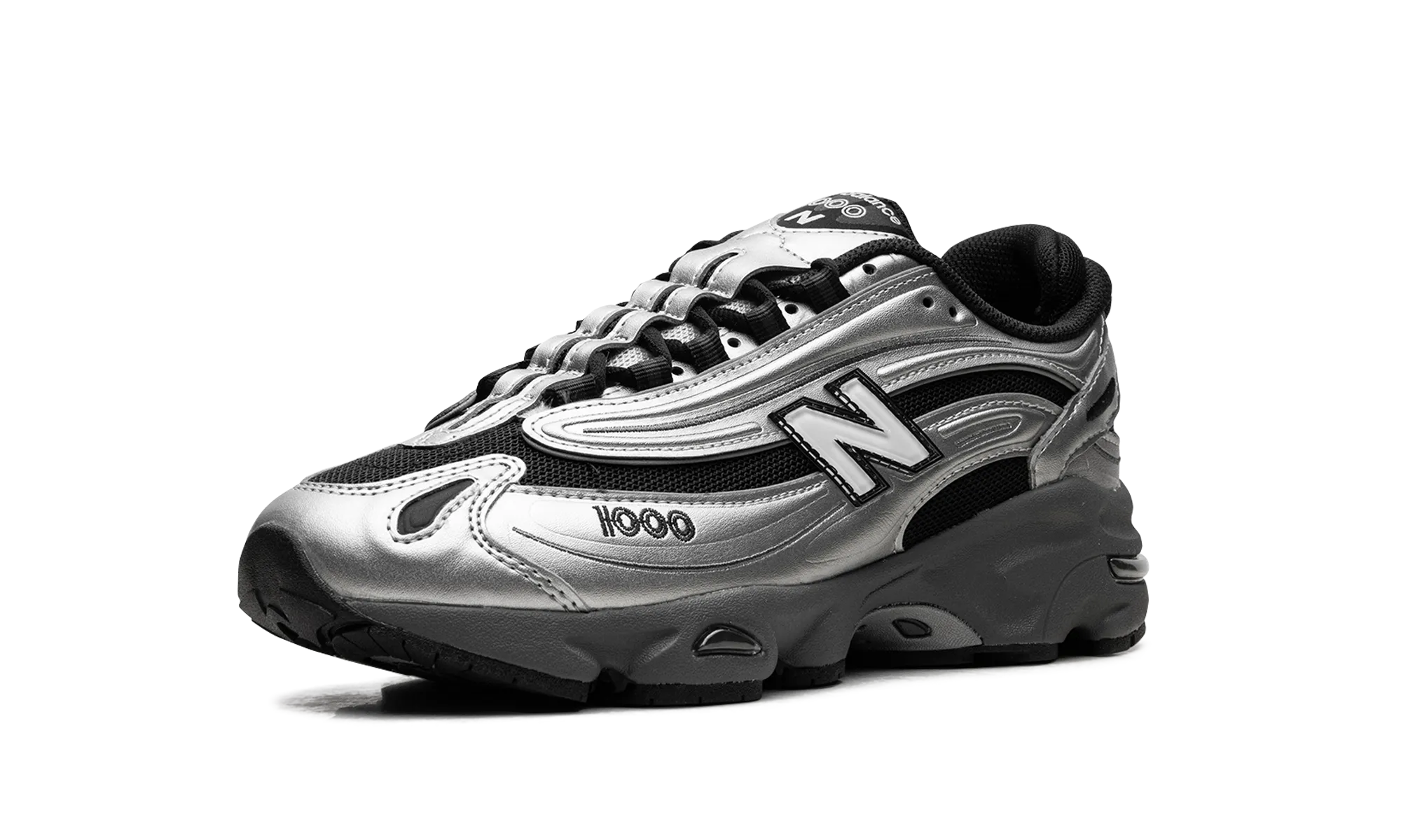 1000 "Black Silver Metallic" new balance mens comfort shoes