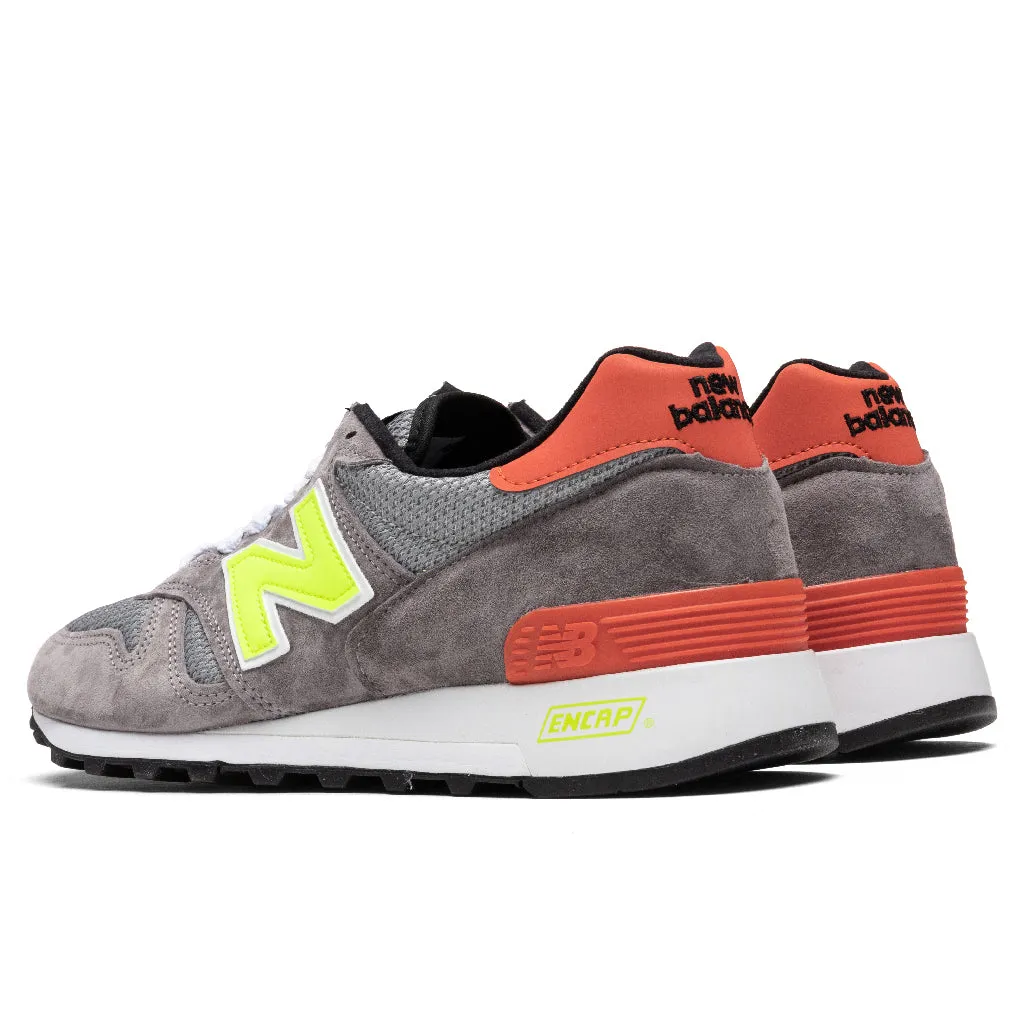 1300 - Grey/Yellow New Balance Arch Support Sneakers