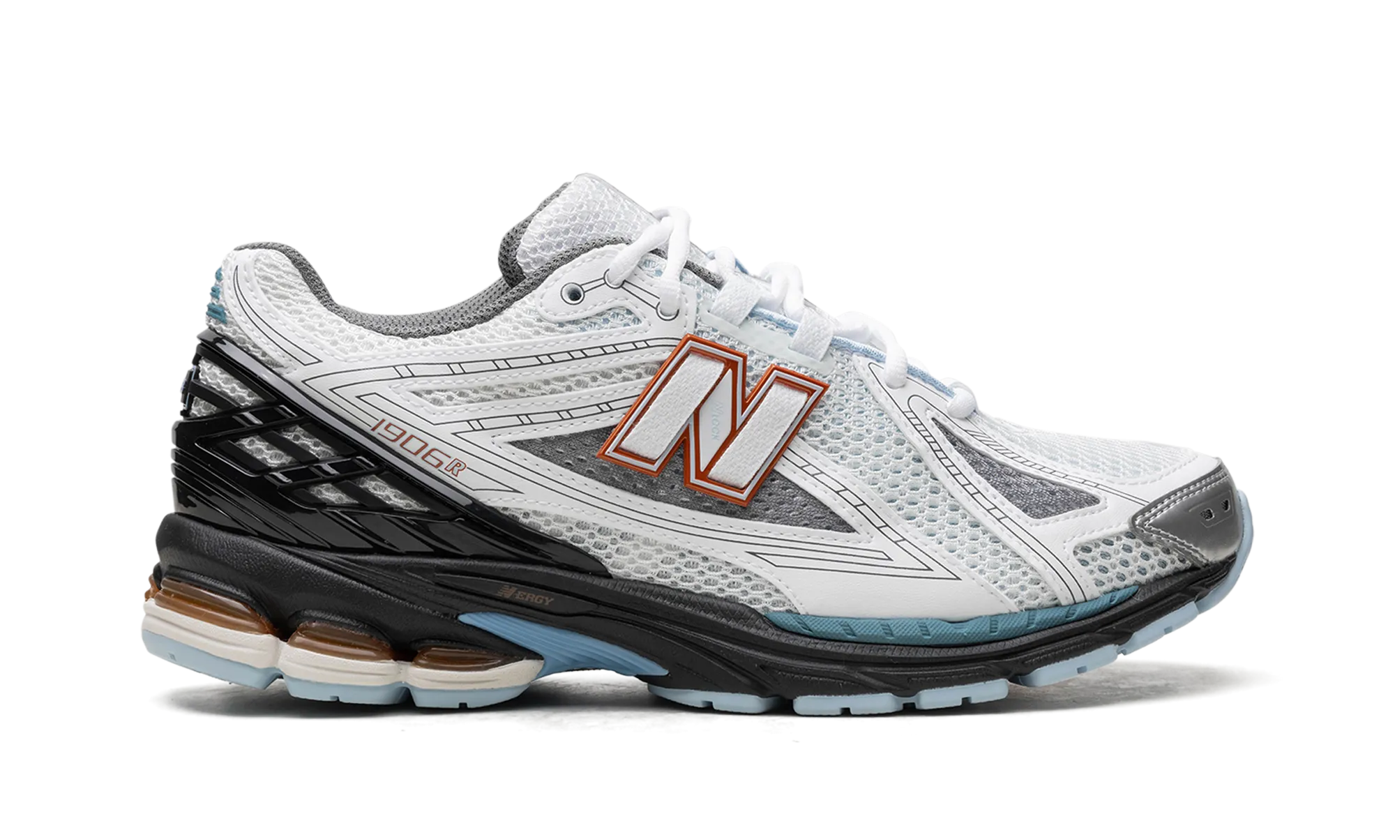 1906R "White Black Copper" new balance mens comfort shoes