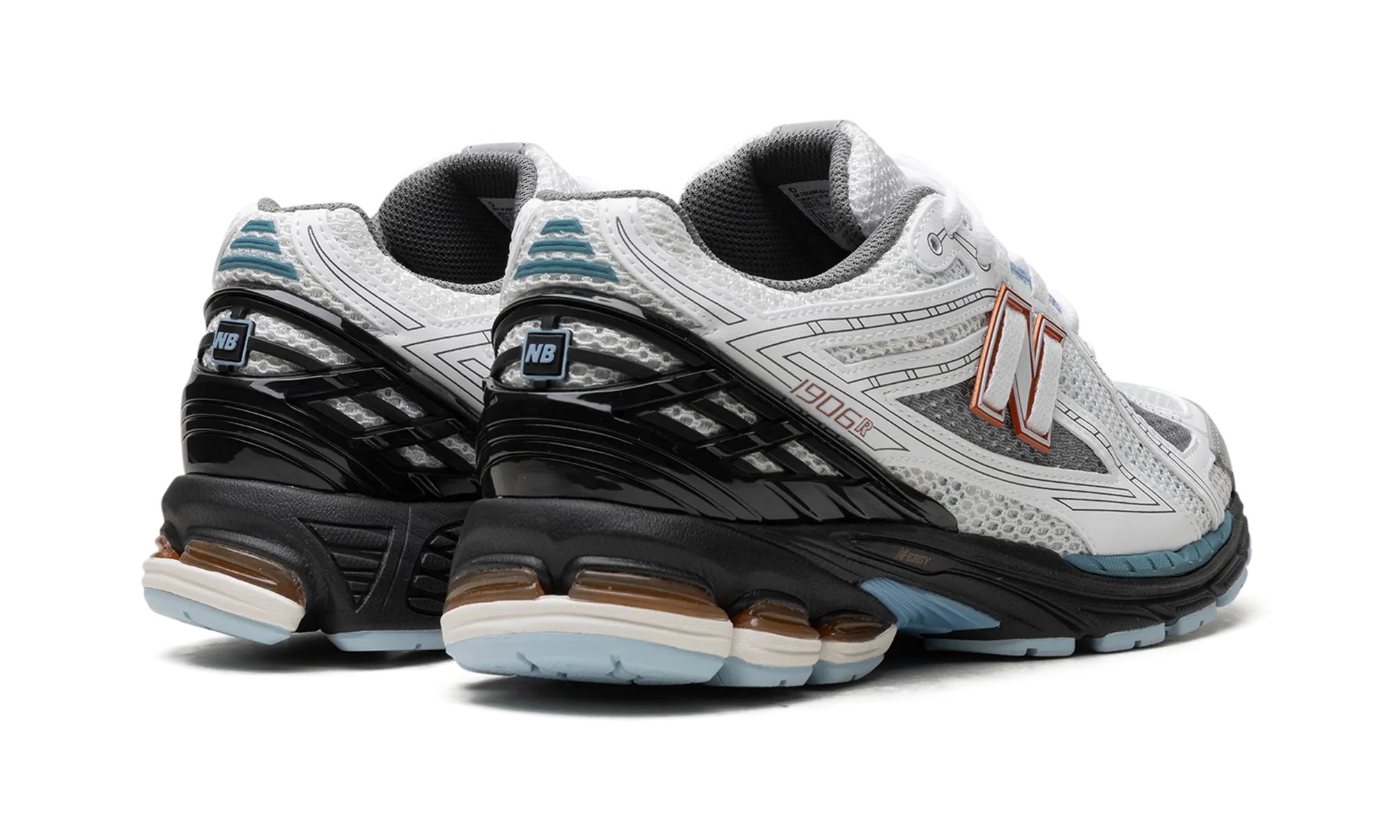 1906R "White Black Copper" new balance mens comfort shoes