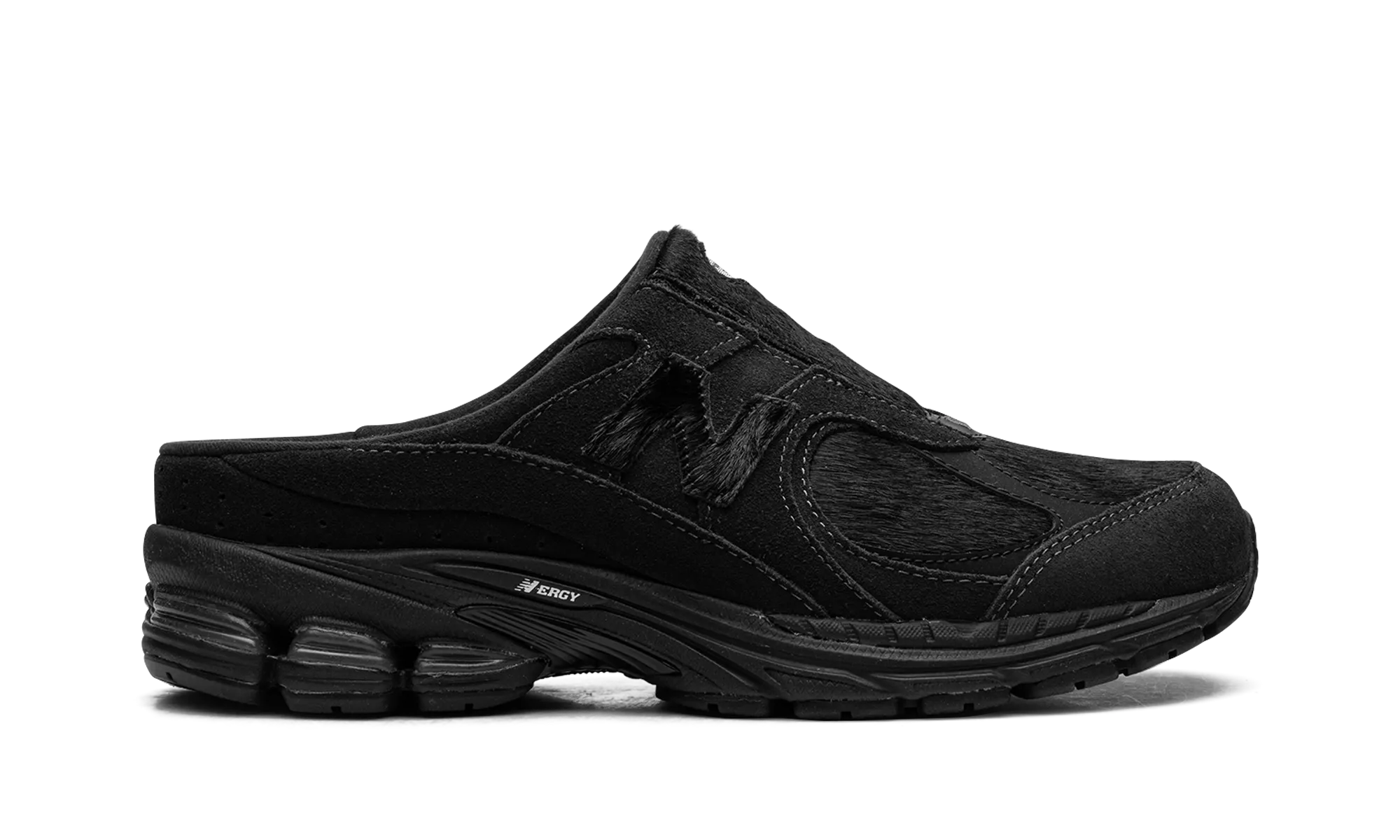 2002R Mule "Triple Black Pony Hair" new balance mesh athletic shoes