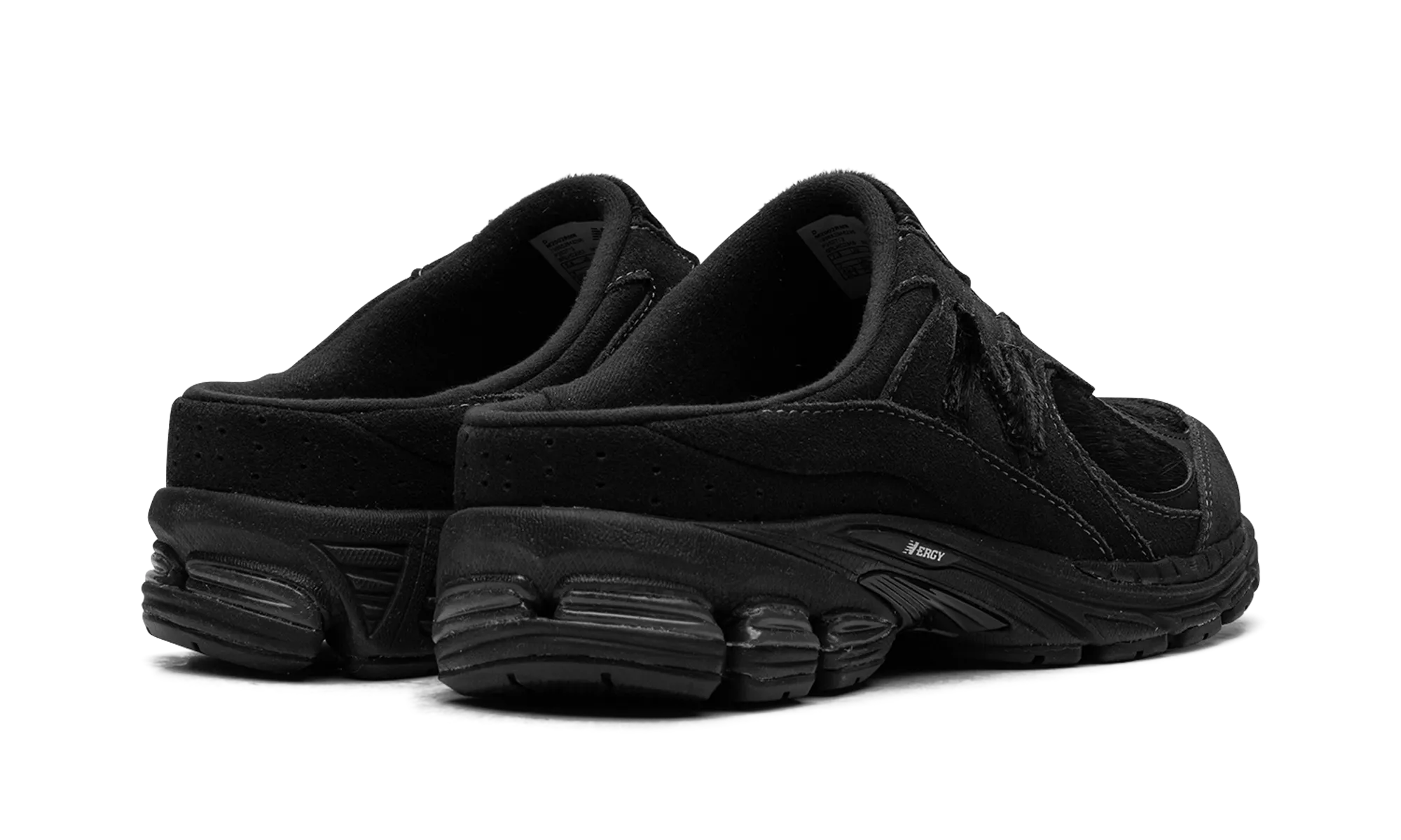 2002R Mule "Triple Black Pony Hair" new balance mesh athletic shoes