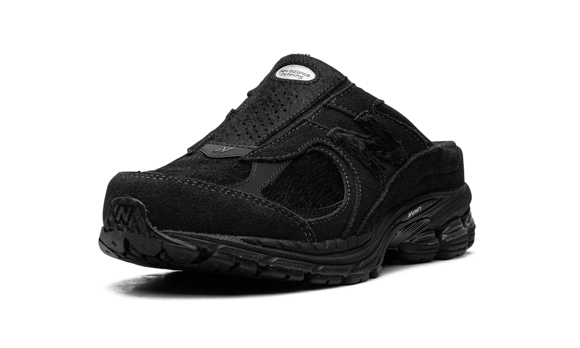 2002R Mule "Triple Black Pony Hair" new balance mesh athletic shoes