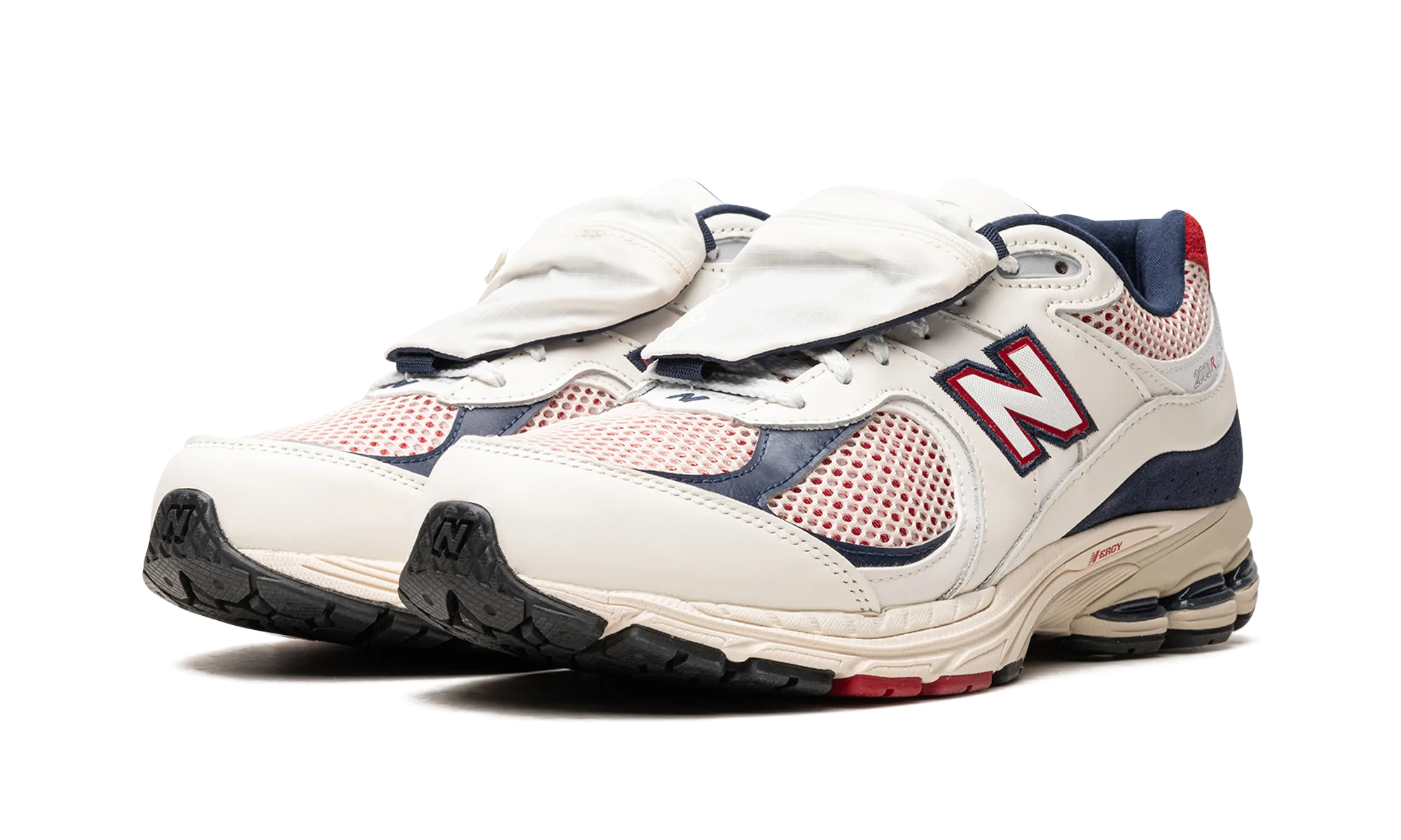 2002R "Sea Salt/Team Red" new balance mens runners