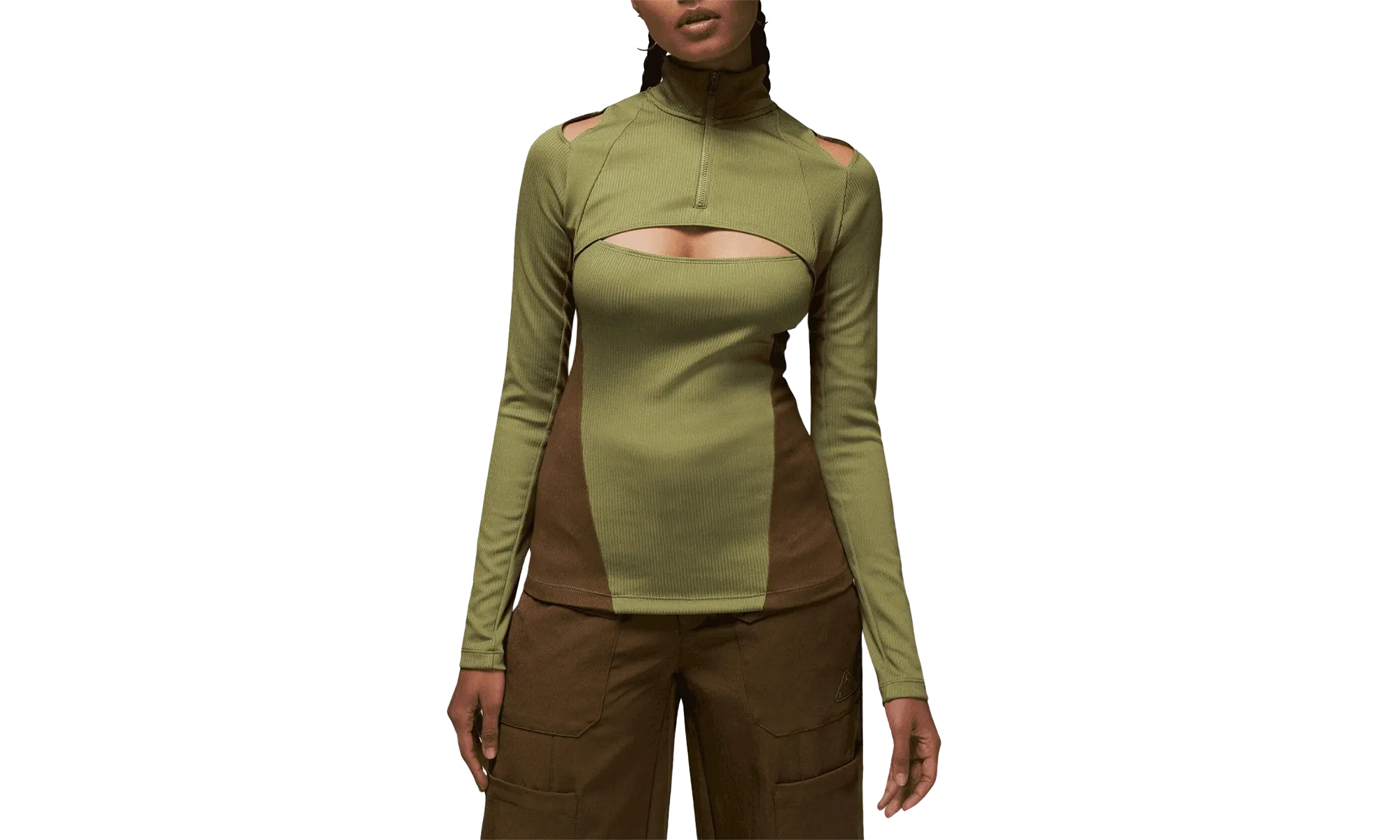 23 Engineered Women's Top "OLIVE GREEN" jordan classic womens shoes