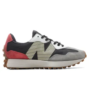 327 - Black/Team Red New Balance shoes for walking and running