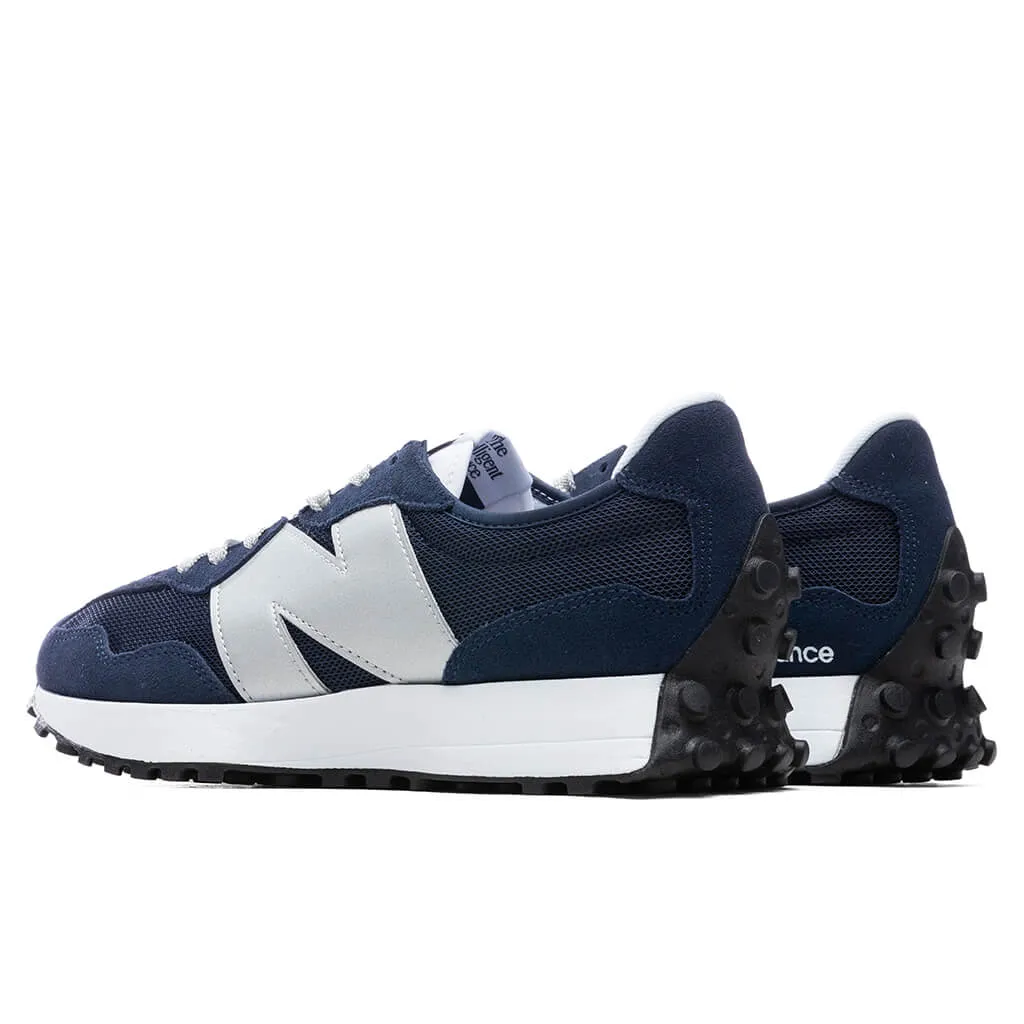 327 - Natural Indigo/Metallic New Balance Arch Support Sneakers