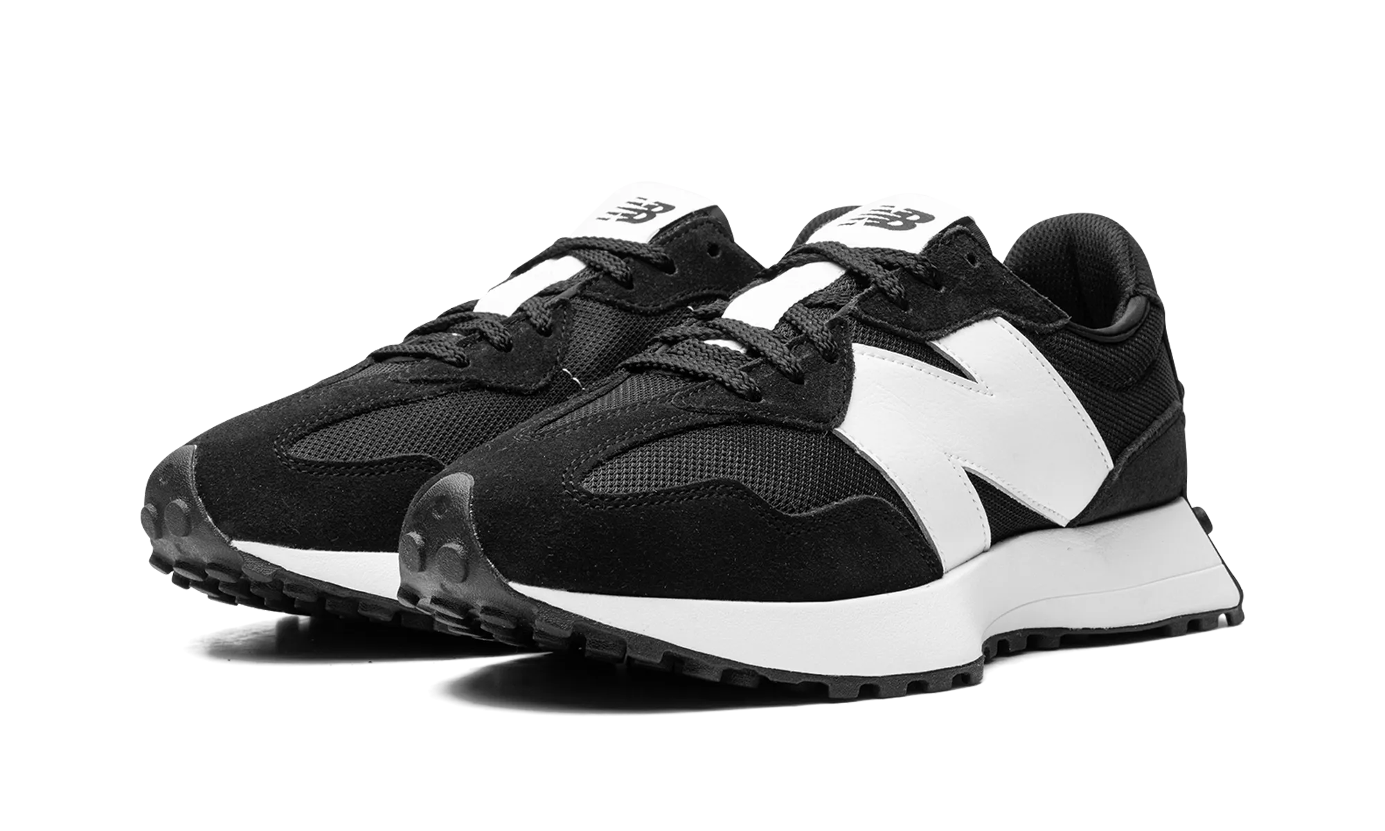 327 "Black White" new balance mens comfort shoes