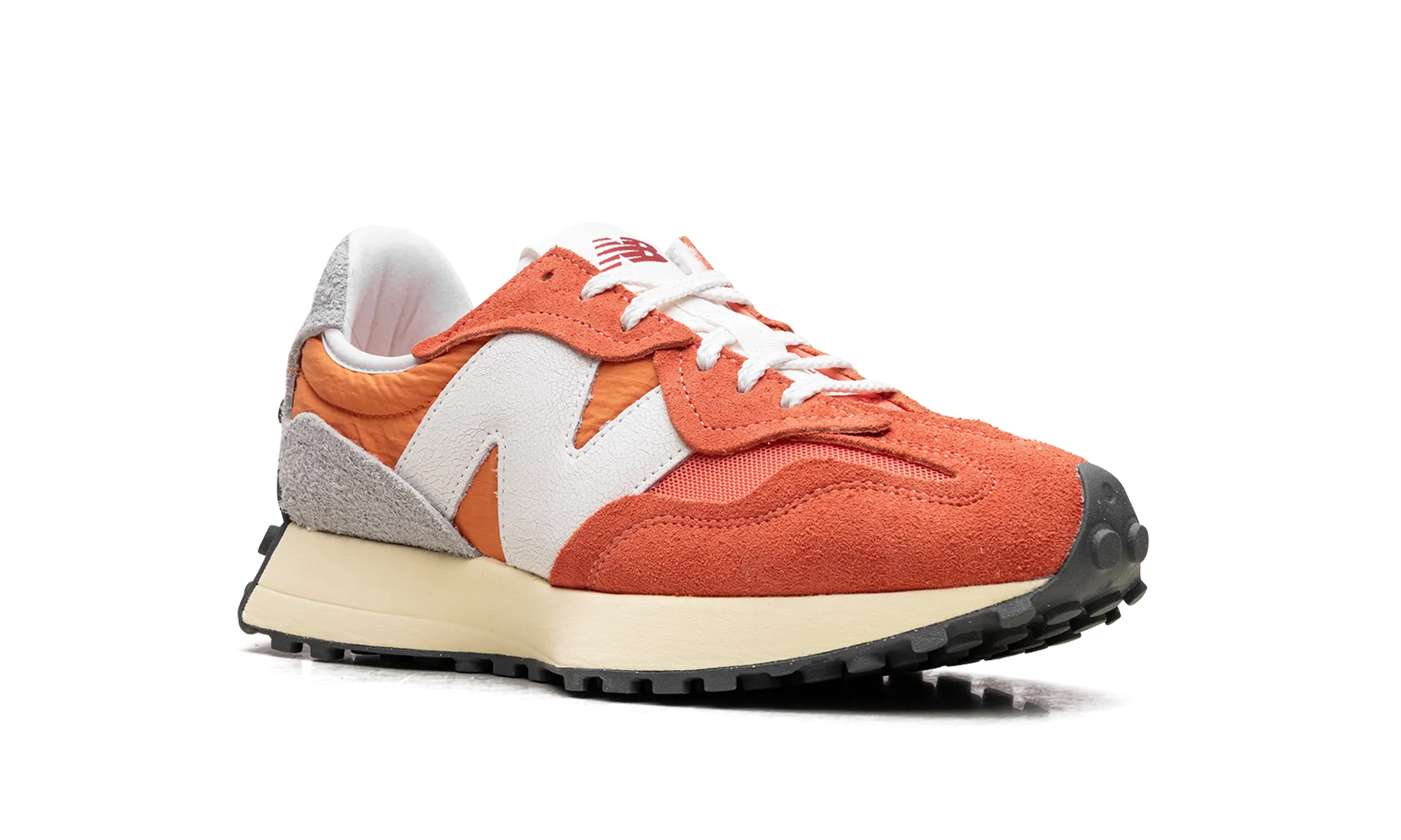 327 "Gulf Red Sun Glow" new balance mens comfort shoes