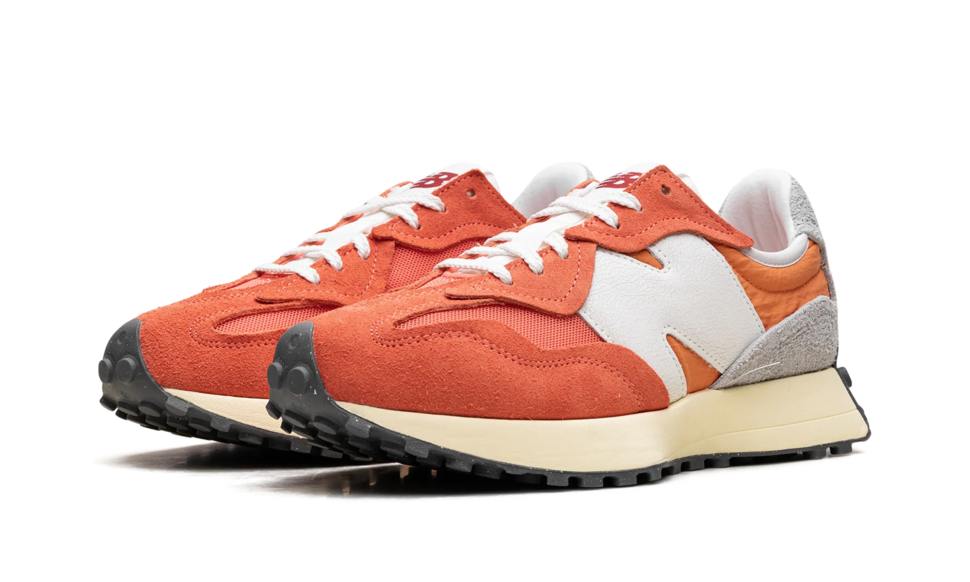 327 "Gulf Red Sun Glow" new balance mens comfort shoes