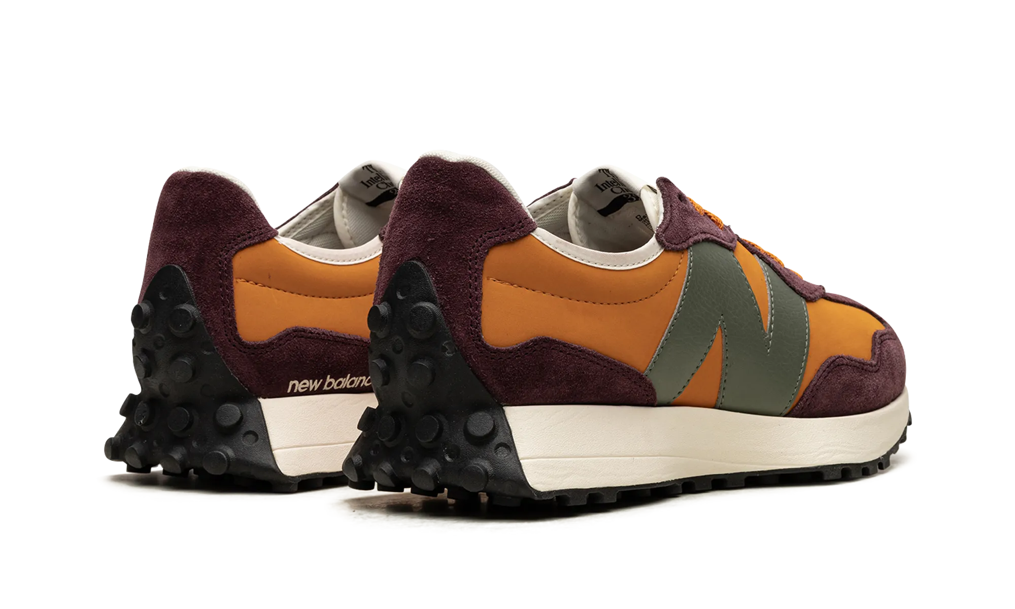 327 "Madras Orange" new balance mesh athletic shoes