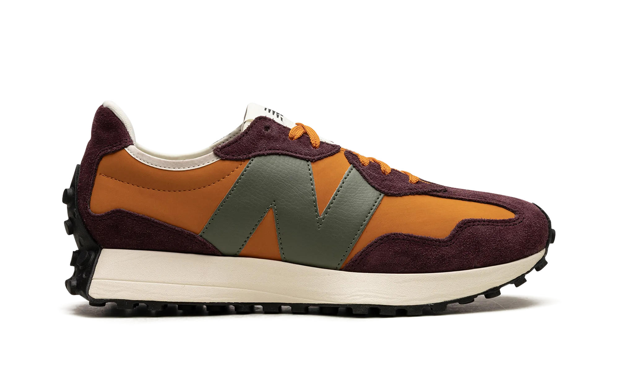 327 "Madras Orange" new balance mesh athletic shoes