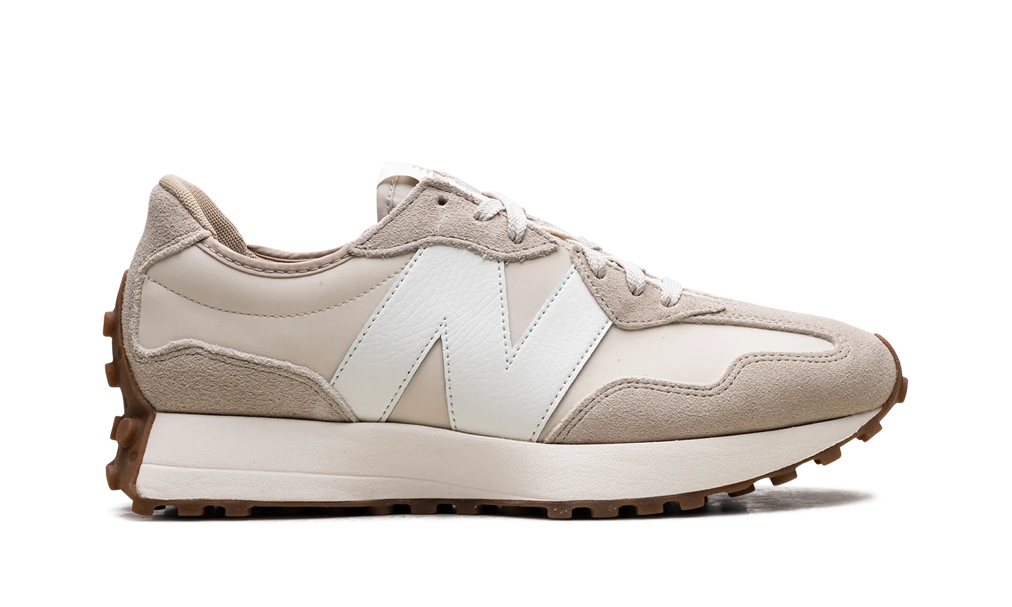 327 "Oatmeal White" new balance mens casual sneakers