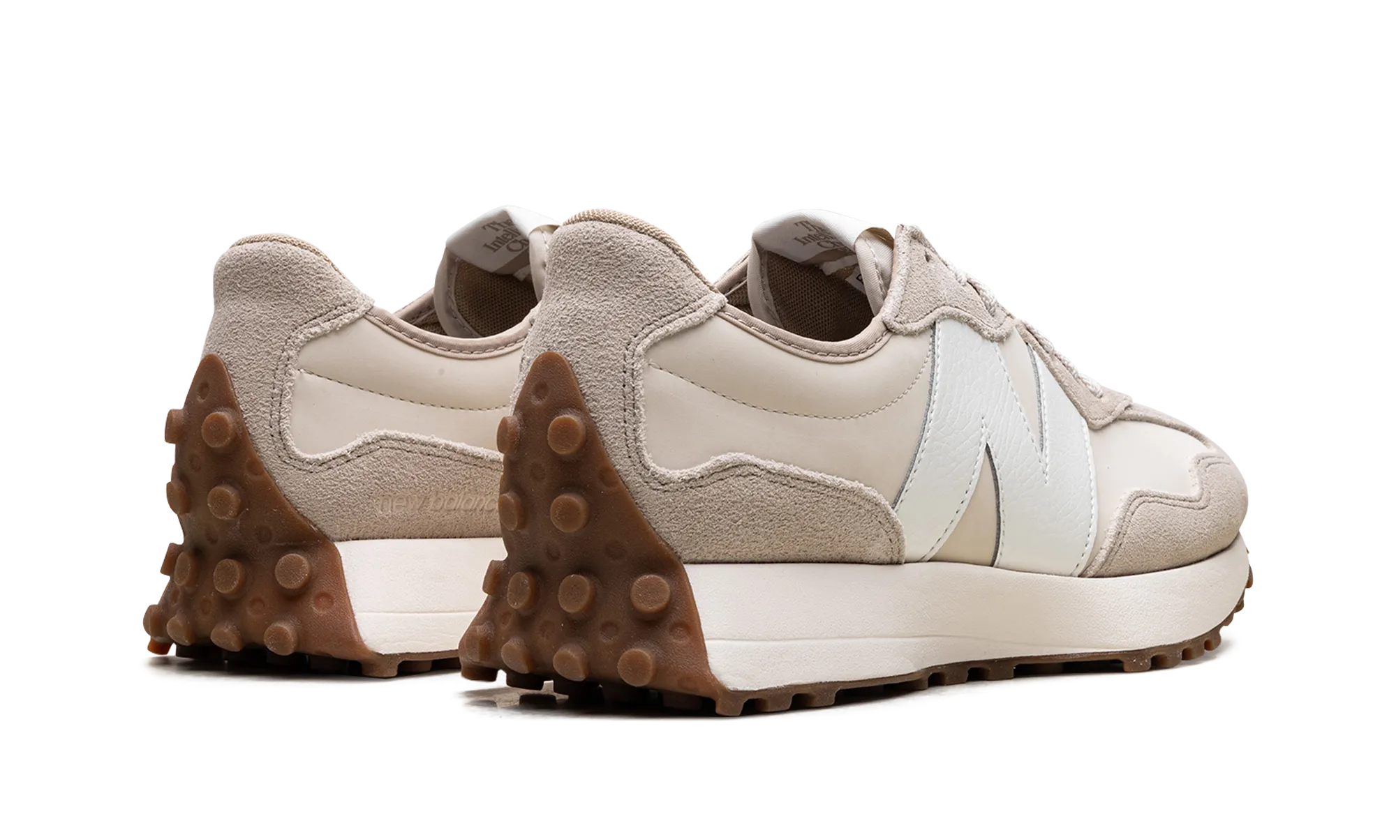 327 "Oatmeal White" new balance mens casual sneakers
