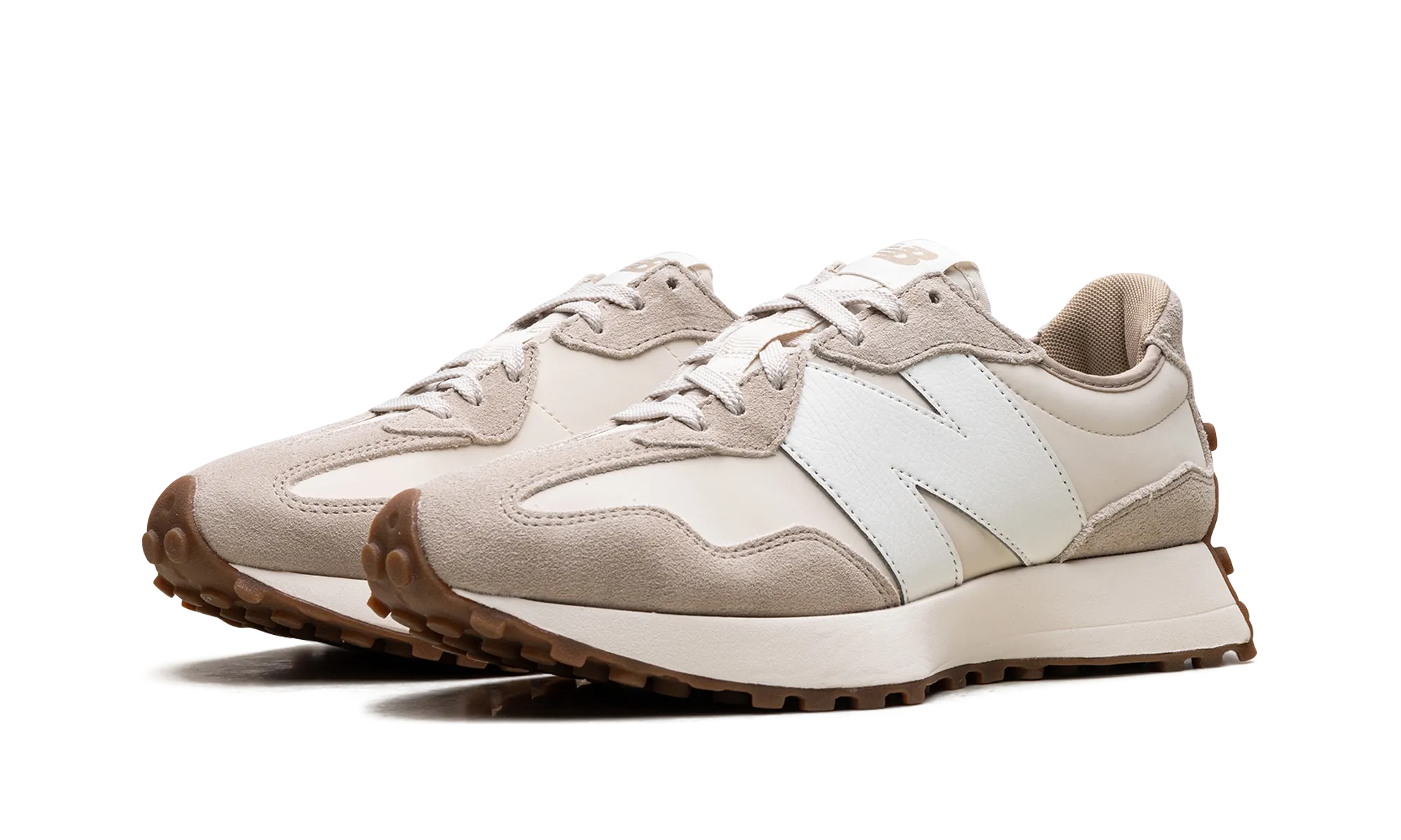 327 "Oatmeal White" new balance mens casual sneakers