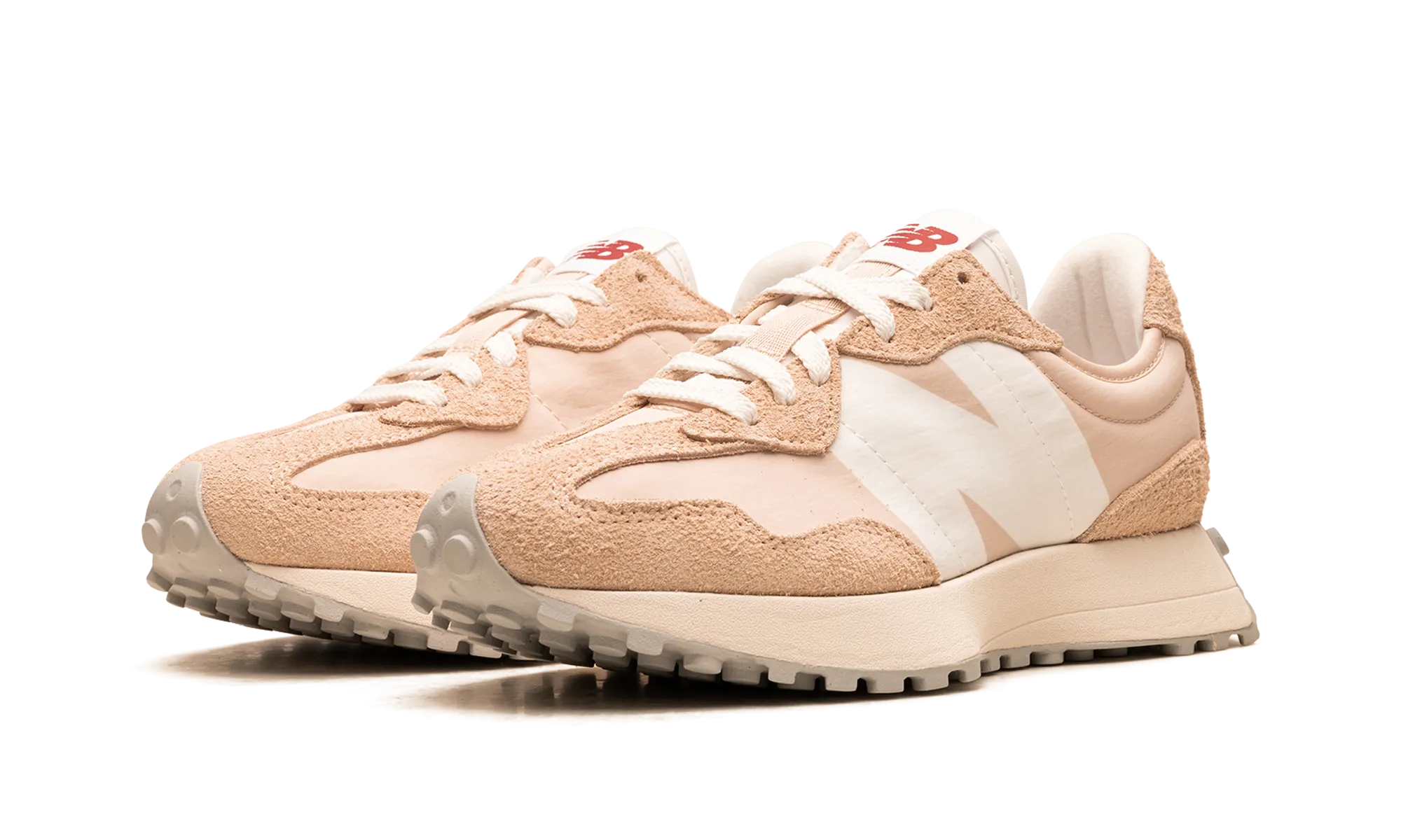 327 "Pink / Beige" new balance mens runners