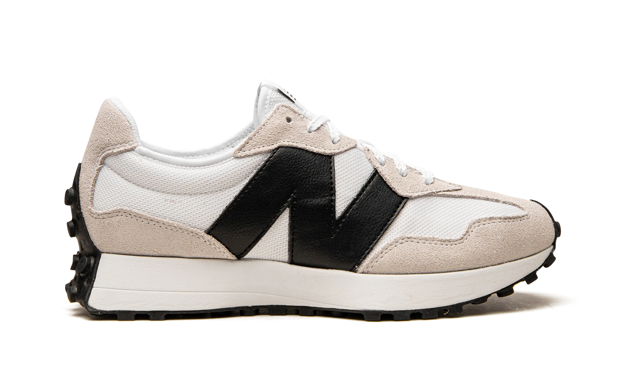 327 "White / Black" new balance mens comfort shoes