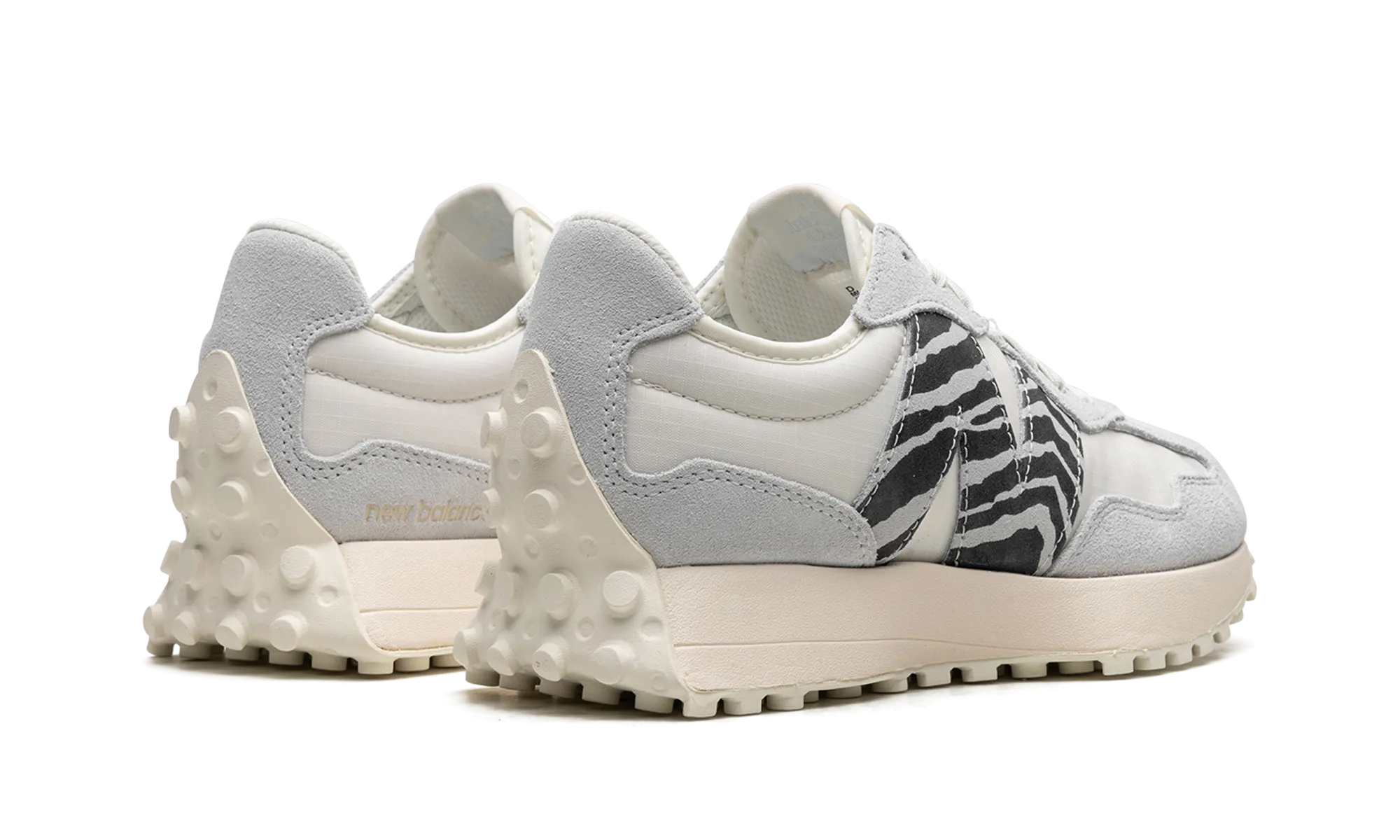 327 "Zebra Pastel Blue" new balance mesh athletic shoes