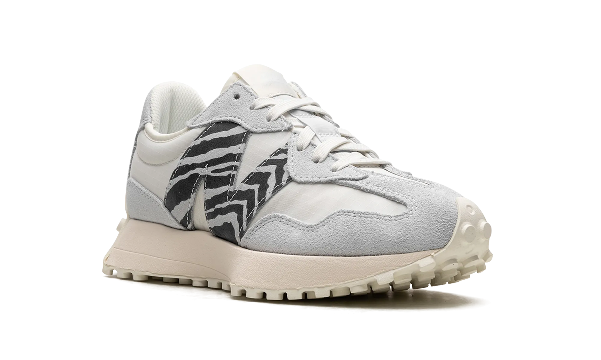 327 "Zebra Pastel Blue" new balance mesh athletic shoes