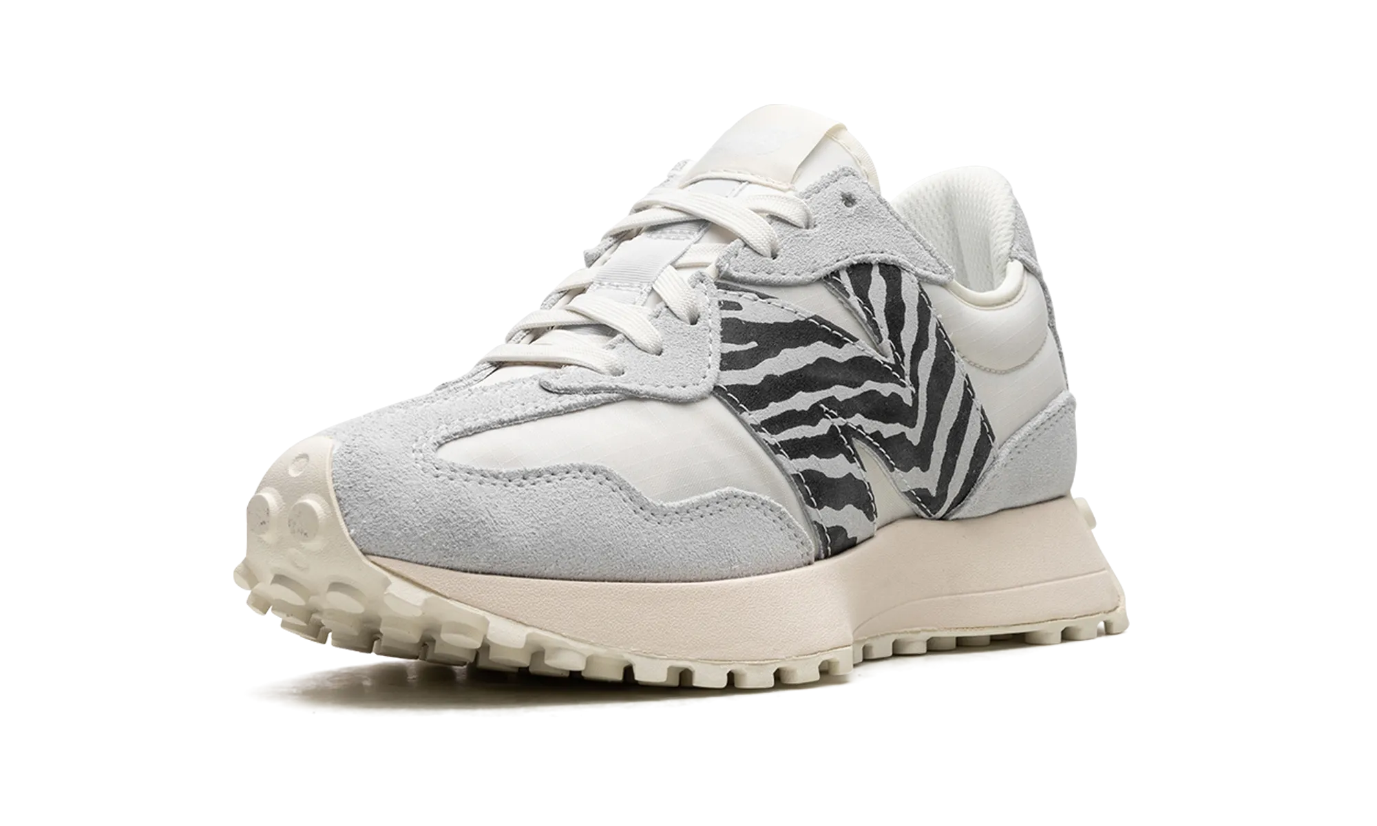327 "Zebra Pastel Blue" new balance mesh athletic shoes