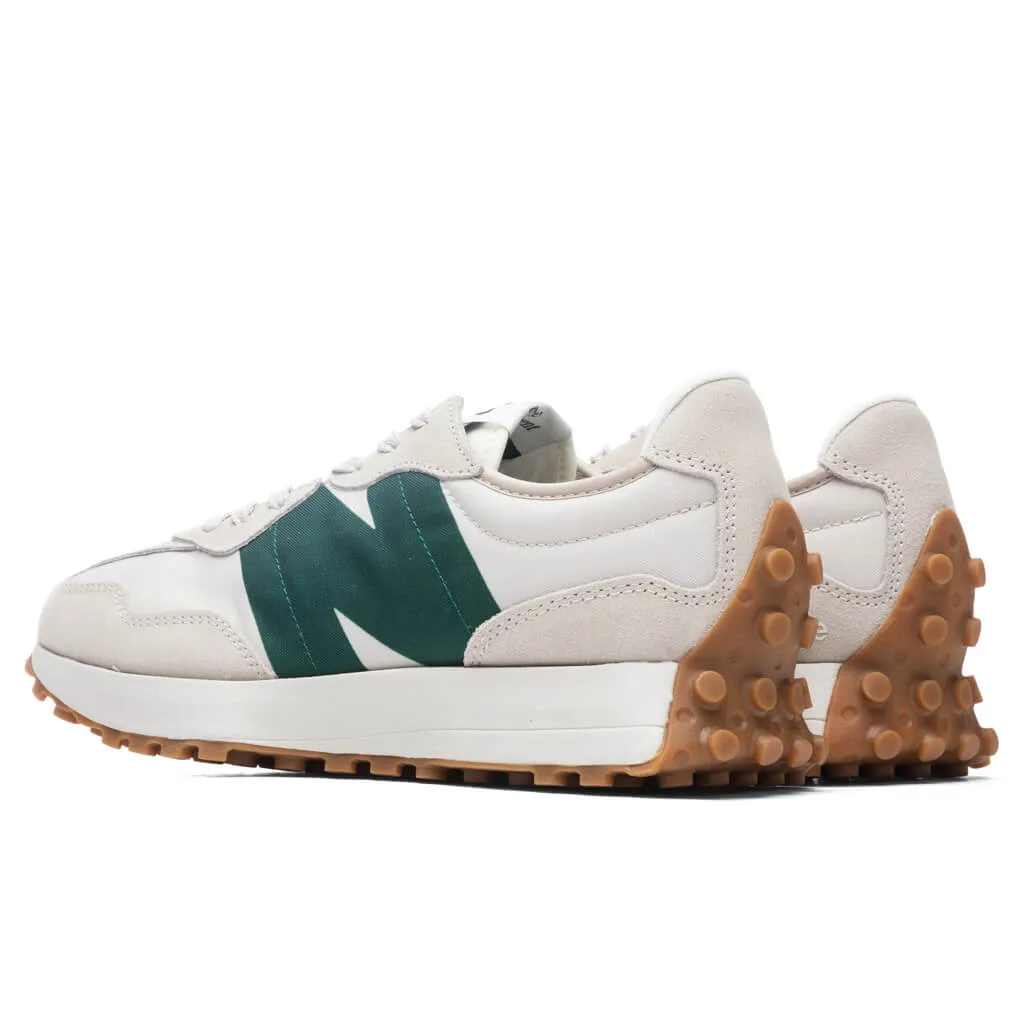 327 - Timberwolf/Nightwatch Green New Balance Arch Support Sneakers