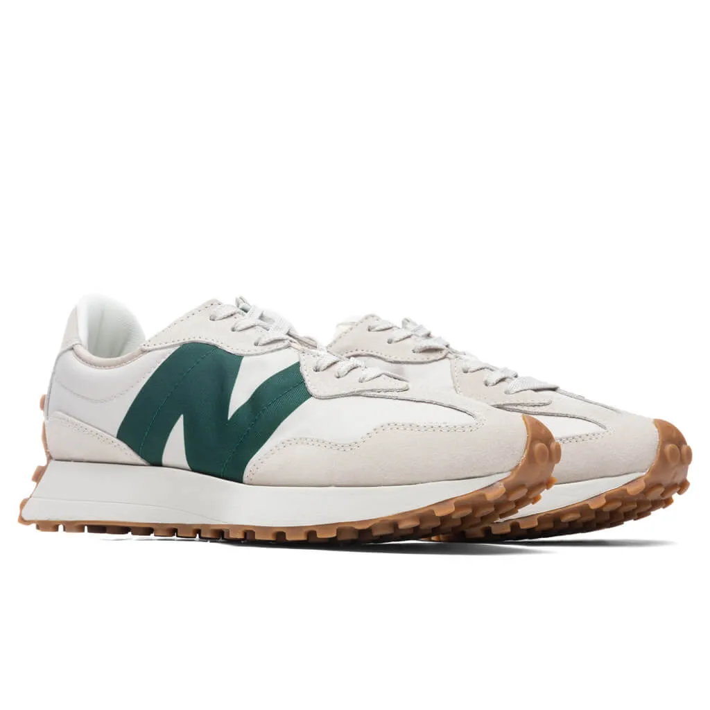 327 - Timberwolf/Nightwatch Green New Balance Arch Support Sneakers