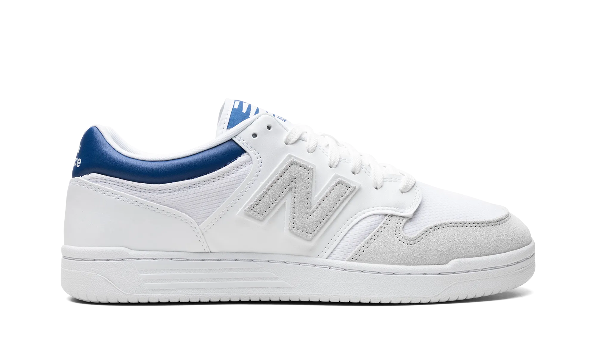 480 "White / Blue" new balance mens runners