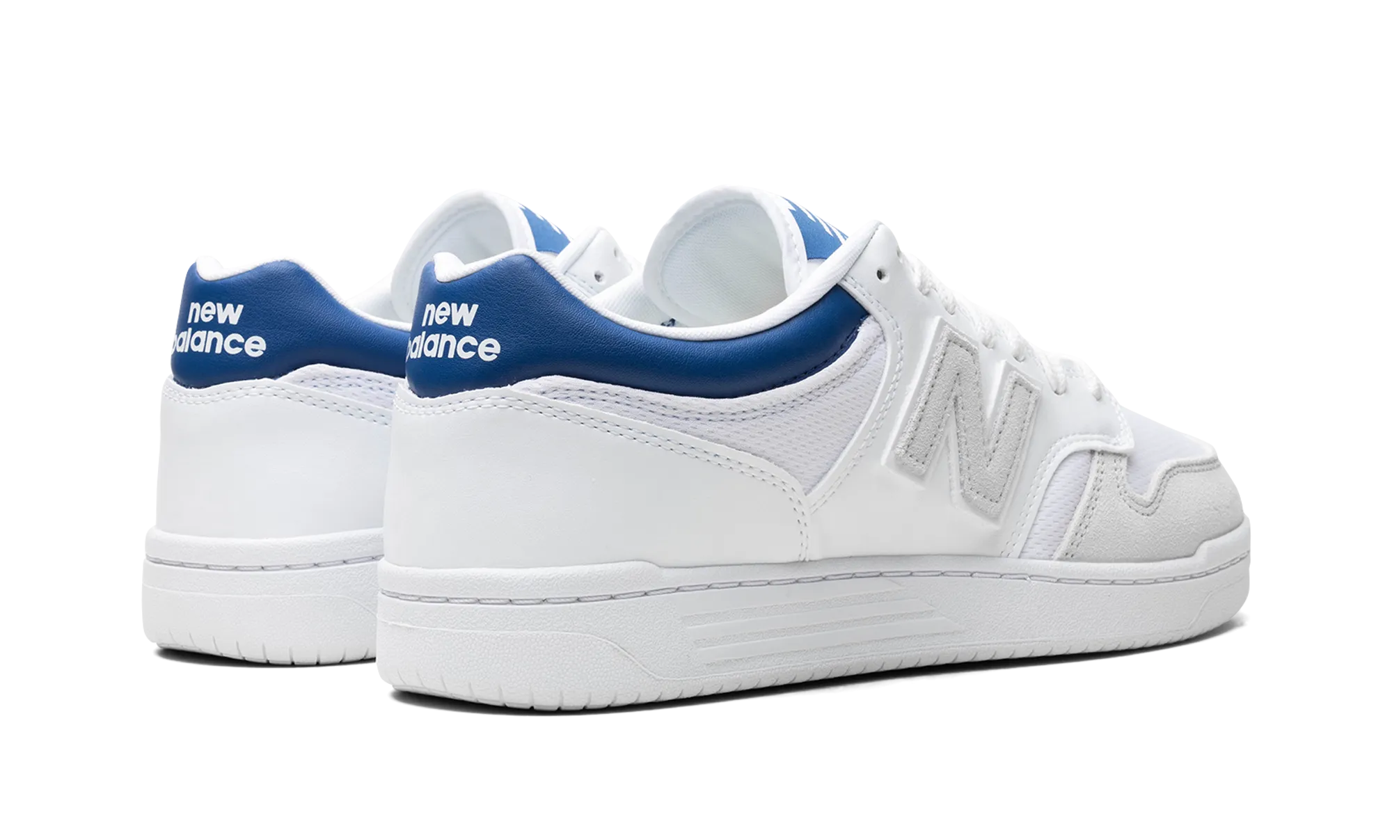 480 "White / Blue" new balance mens runners