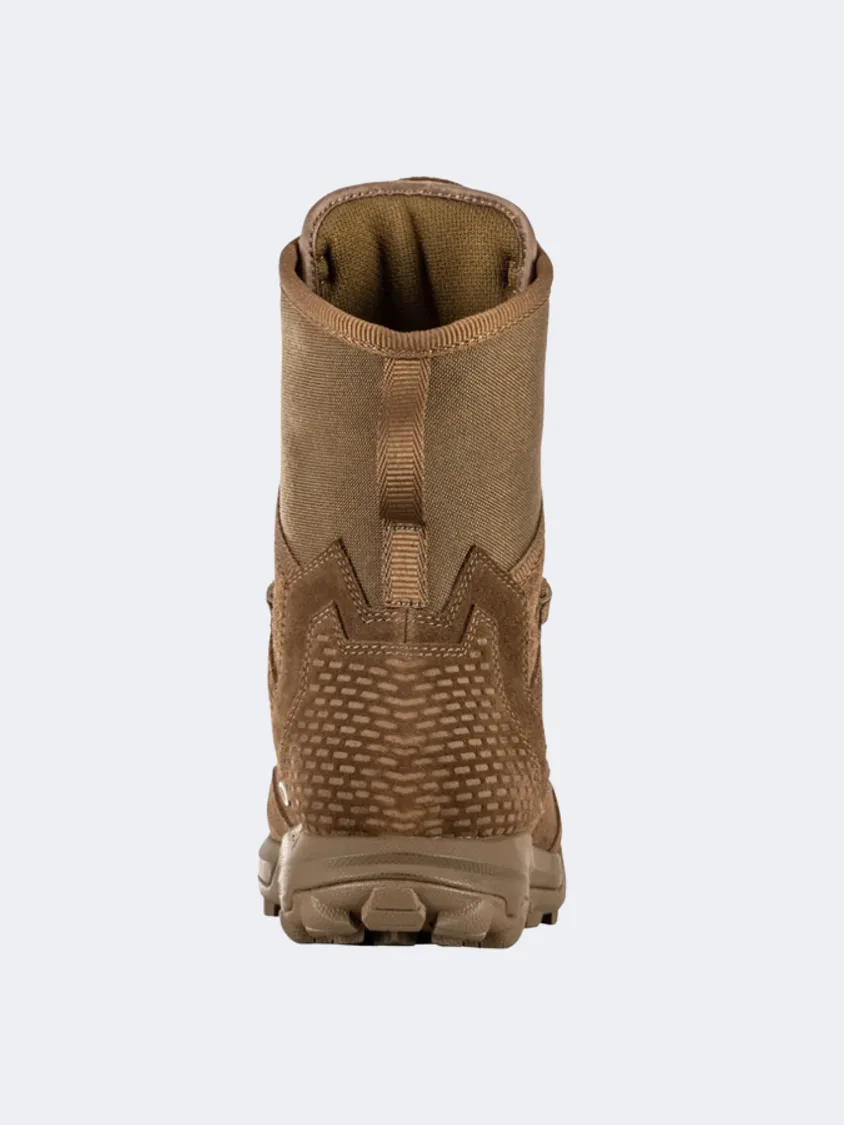 5-11 Brand A/T 8" Non-Zip Men Tactical Boots Dark Coyote Mens Casual Everyday Sneakers
