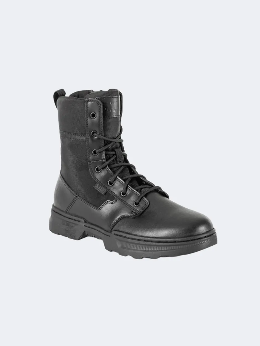 5-11 Brand Speed 4.0 8" Side Zip Men Tactical Boots Black Mens Casual Everyday Sneakers