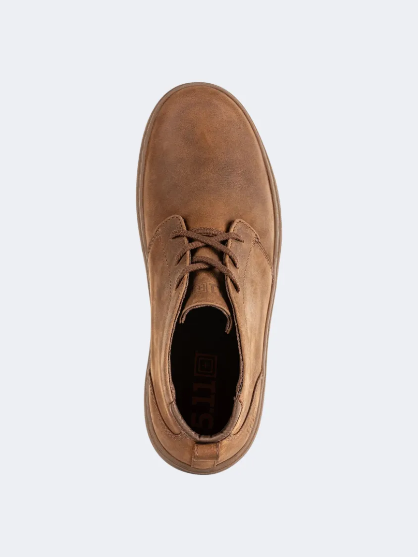 5-11 Chukka Men Tactical Shoes Brown Mens Urban Style Comfort Shoes
