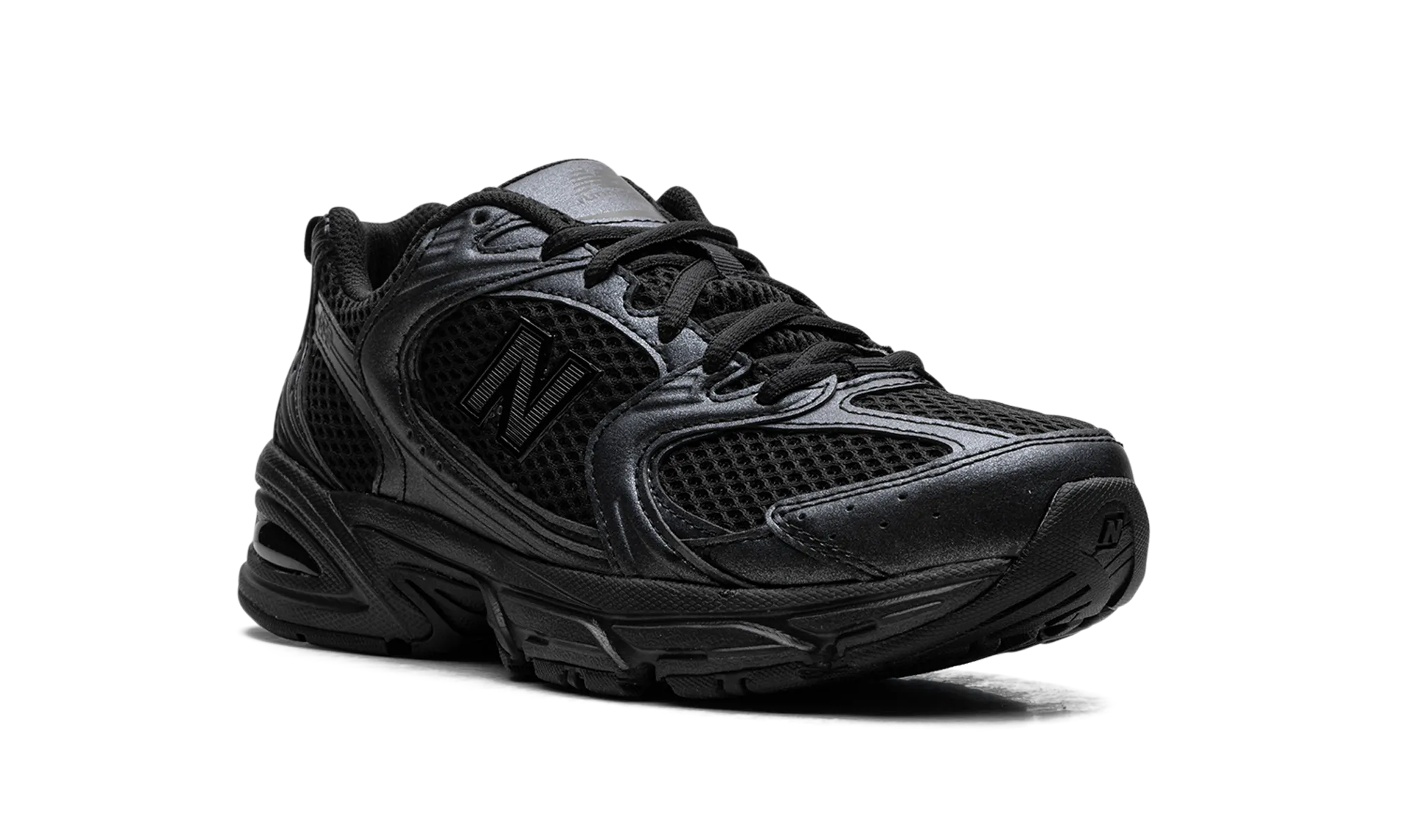 530 "Black Dark Grey" new balance mesh athletic shoes