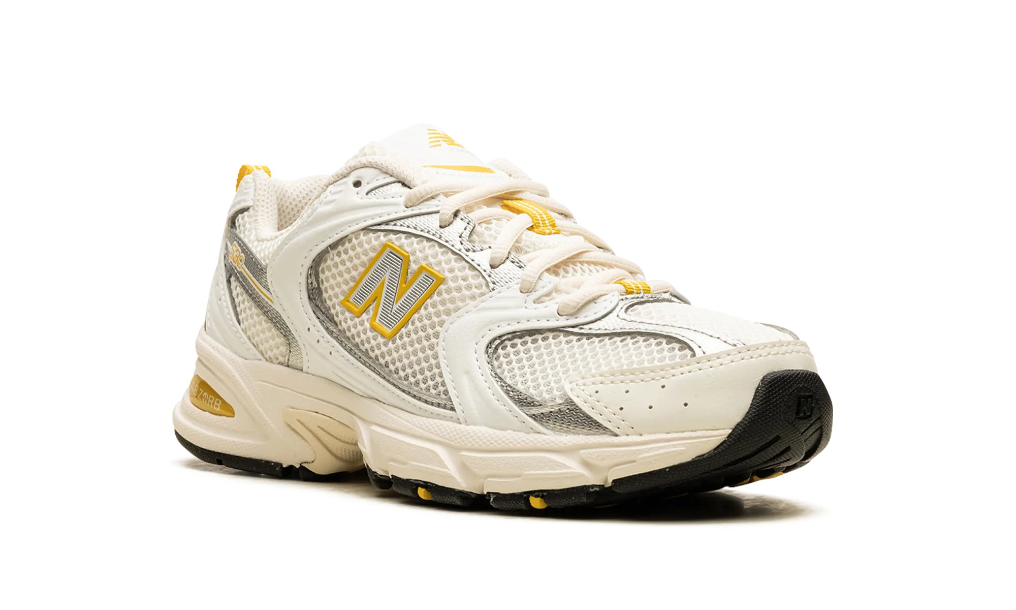 530 "Sea Salt / White / Ginger Lemon / Silver Metallic" new balance mens comfort shoes