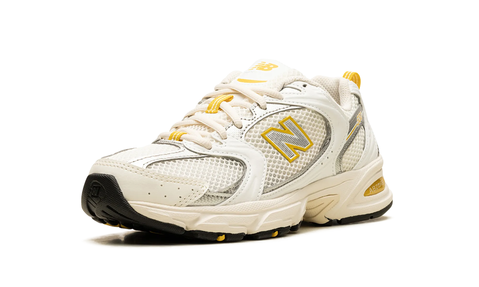 530 "Sea Salt / White / Ginger Lemon / Silver Metallic" new balance mens comfort shoes