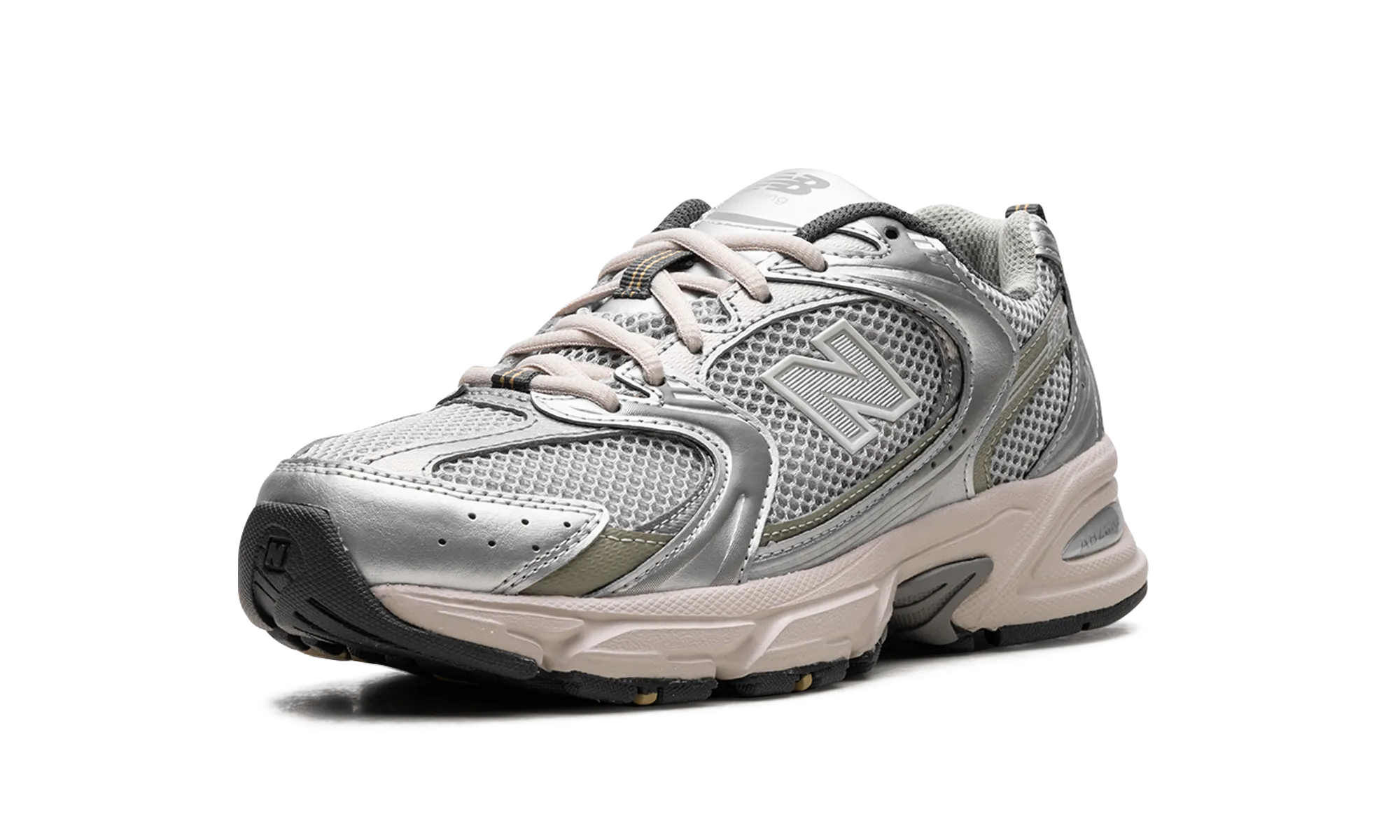 530 "Silver Khaki" new balance mesh athletic shoes