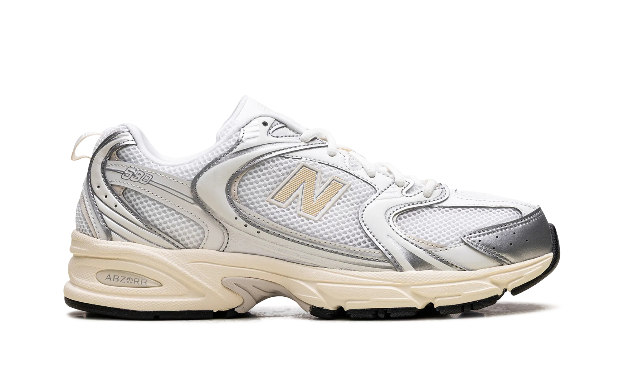 530 "Silver Metallic / Linen" new balance mens comfort shoes