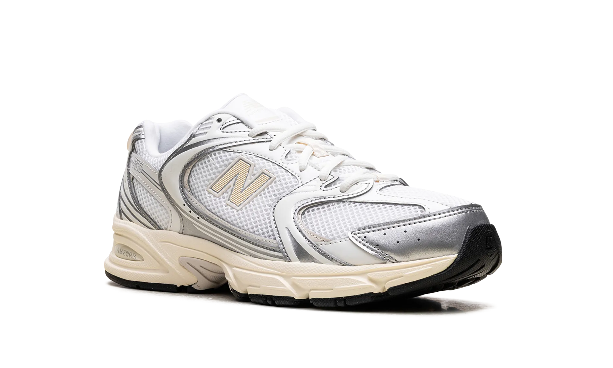 530 "Silver Metallic / Linen" new balance mens comfort shoes