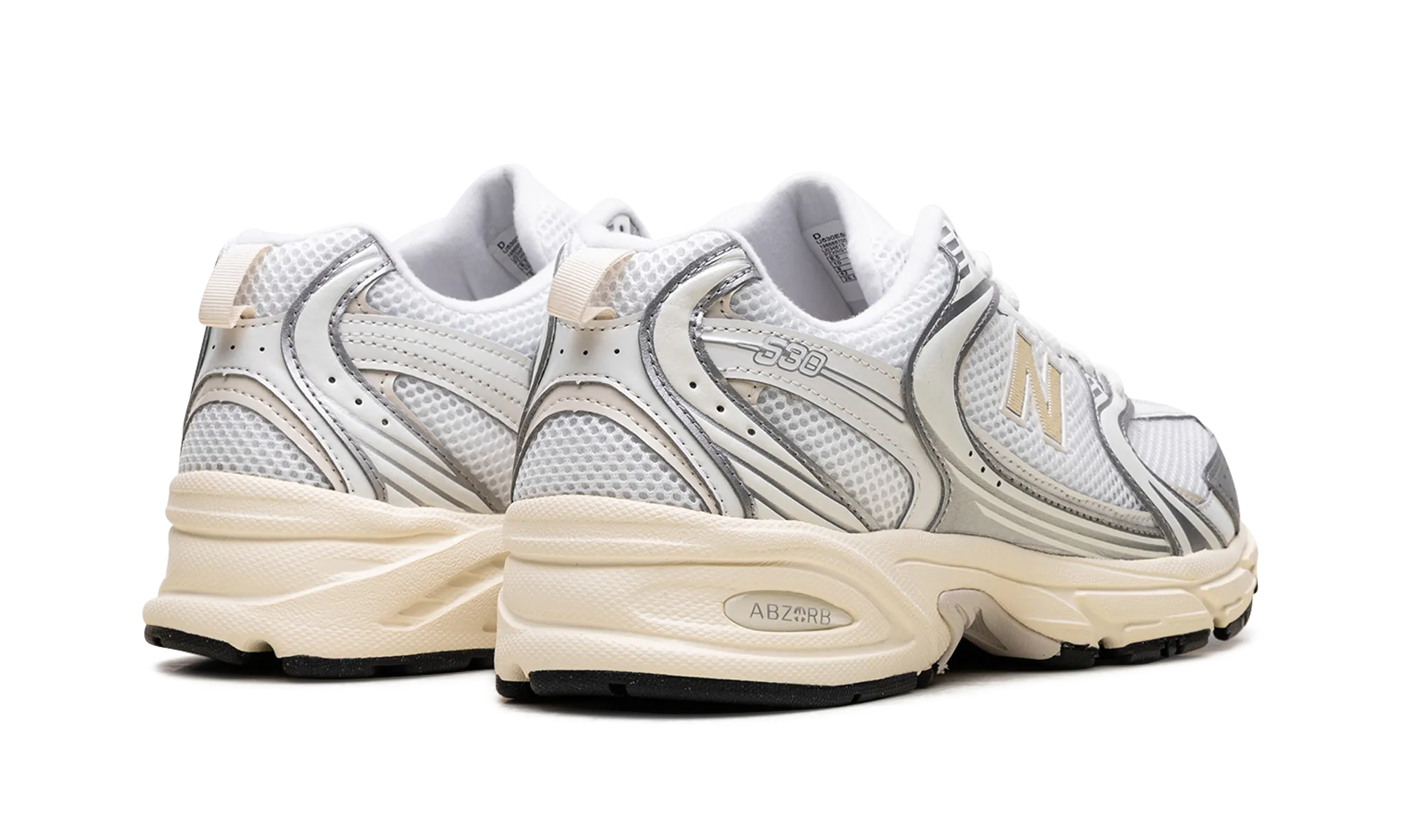530 "Silver Metallic / Linen" new balance mens comfort shoes