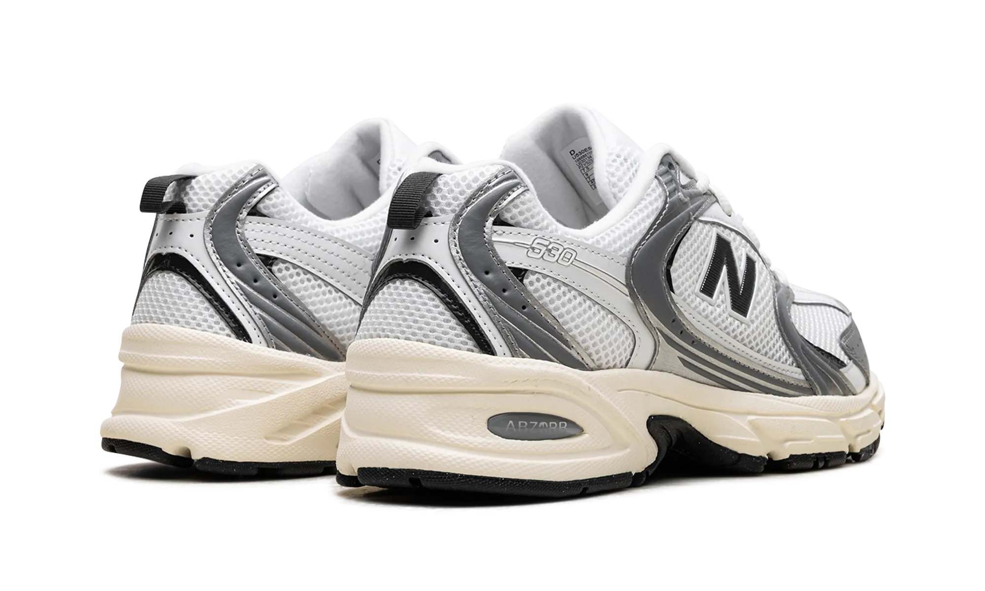 530 "Silver Metallic" new balance mens comfort shoes