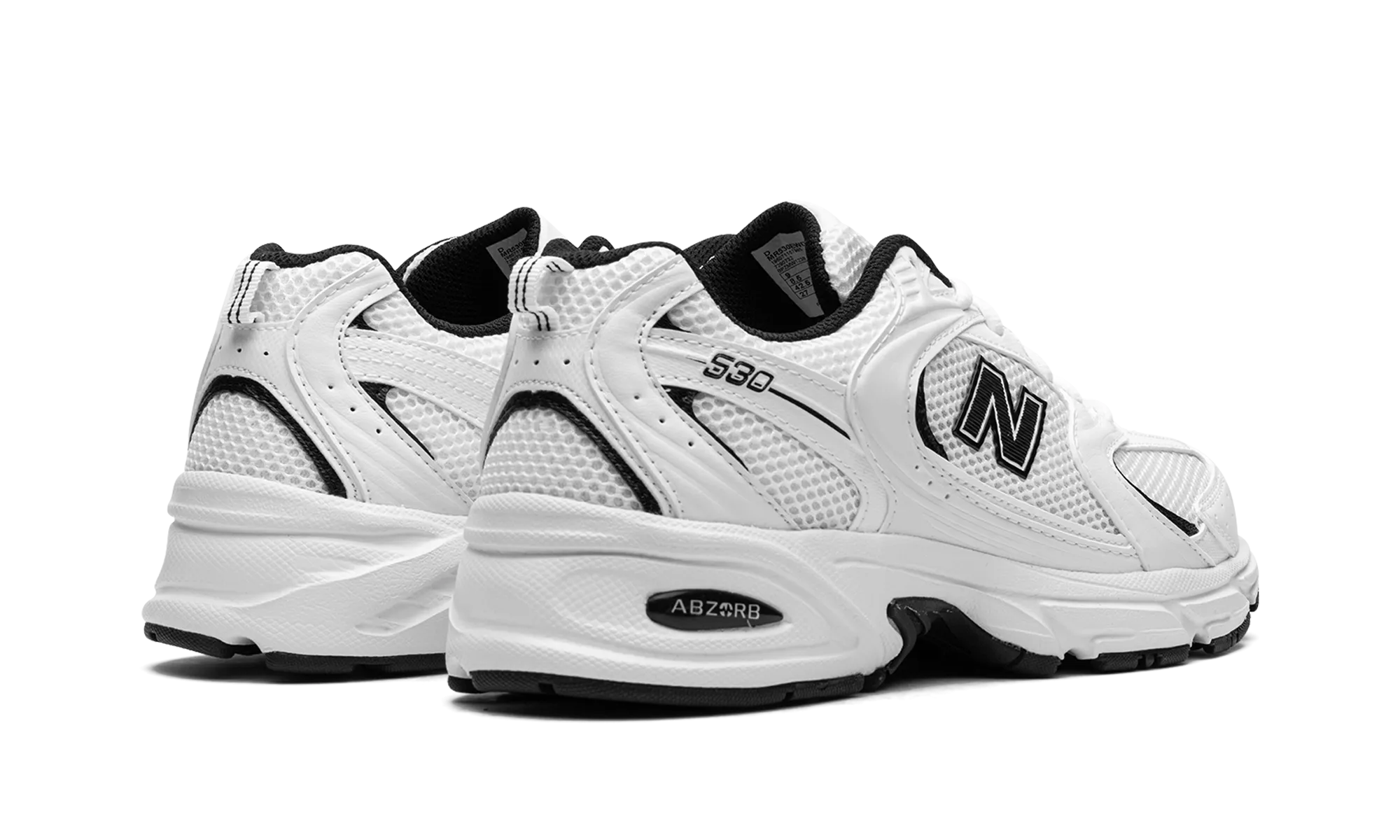 530 "White Black" new balance mens runners