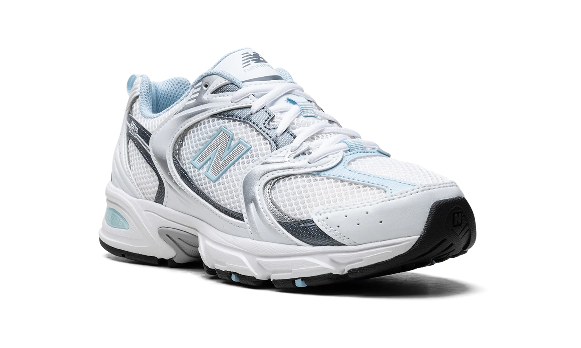 530 "White / Dark Arctic Grey / Light Chrome Blue" new balance mens comfort shoes
