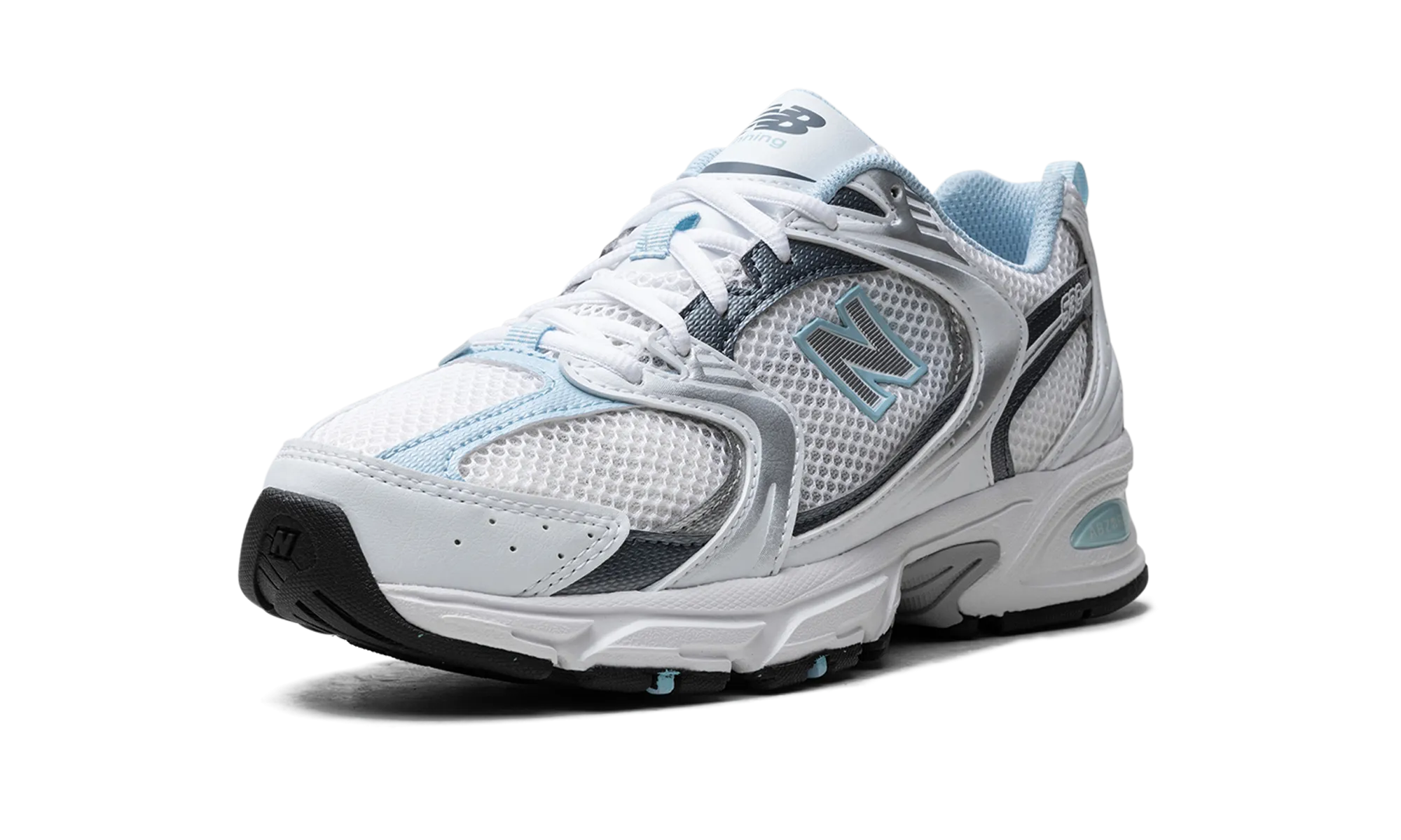 530 "White / Dark Arctic Grey / Light Chrome Blue" new balance mens comfort shoes