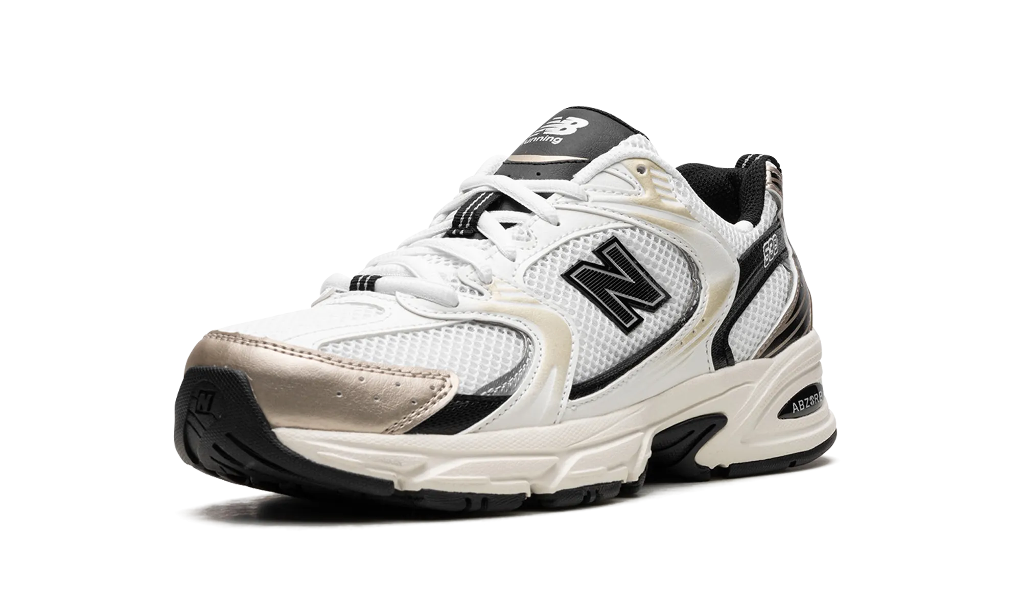 530 "White / Gold / Black" new balance mens runners