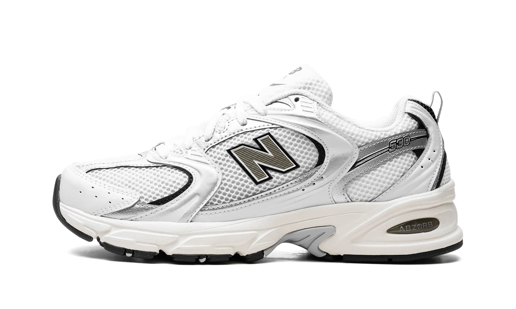 530 "White Silver Black" New Balance Men's sneakers