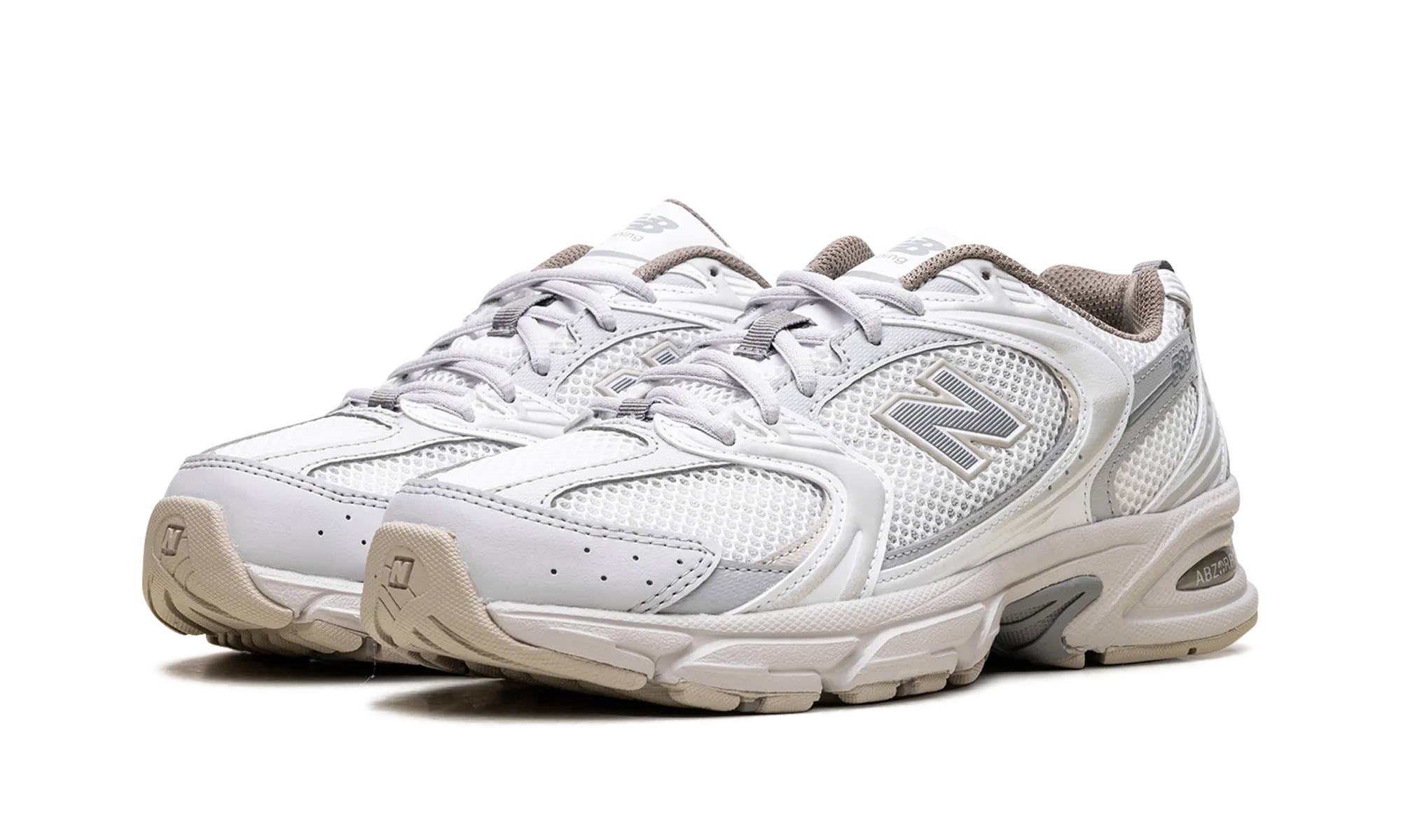 530 "White with Natural Indigo" new balance mens comfort shoes