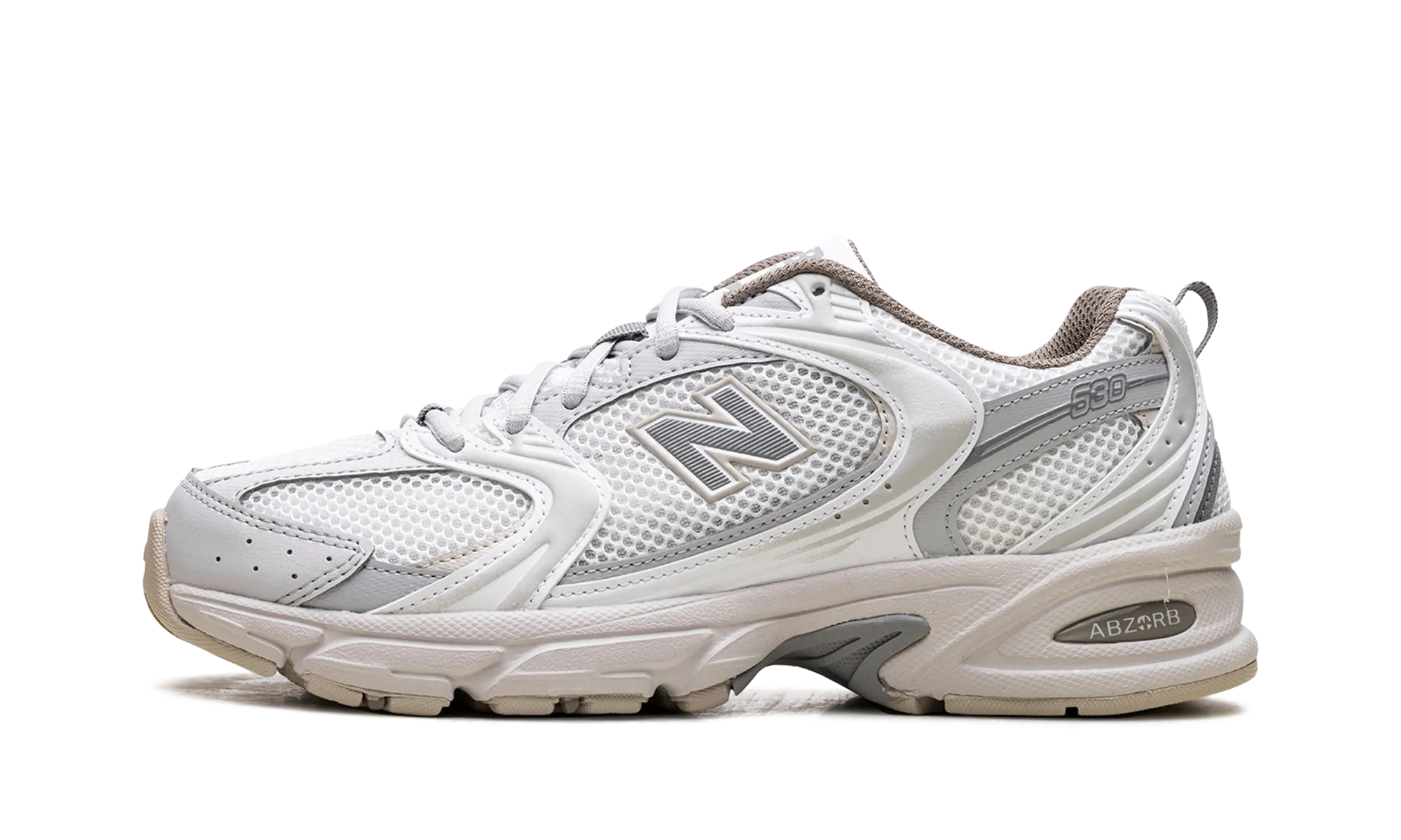 530 "White with Natural Indigo" New Balance Men's sneakers